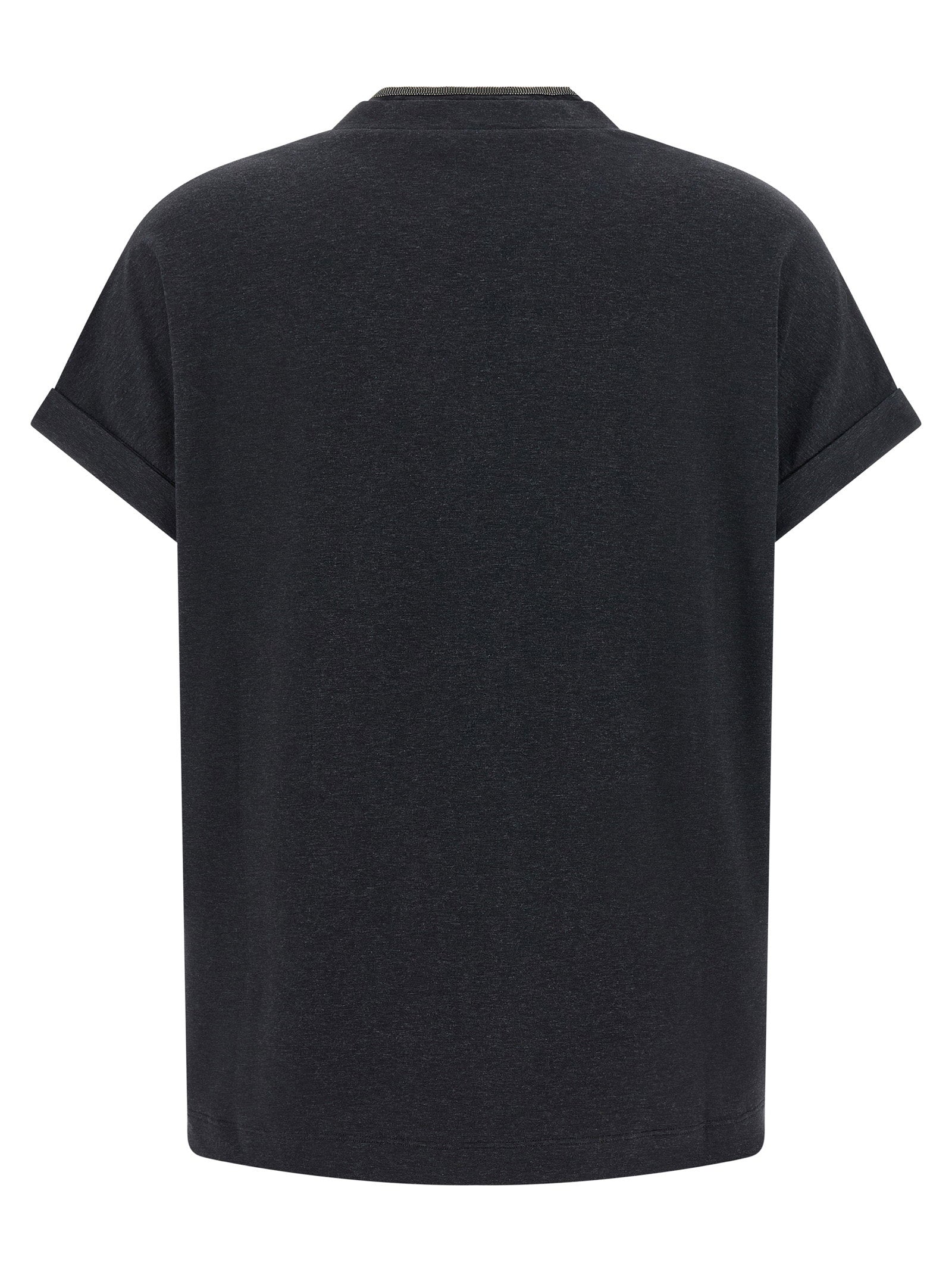 Brunello Cucinelli Shiny Trims T-shirt
