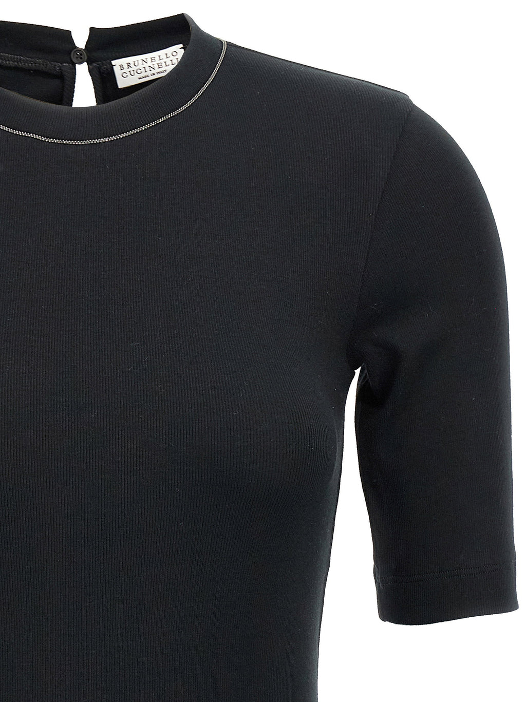 Brunello Cucinelli Monile Ribbed T-shirt
