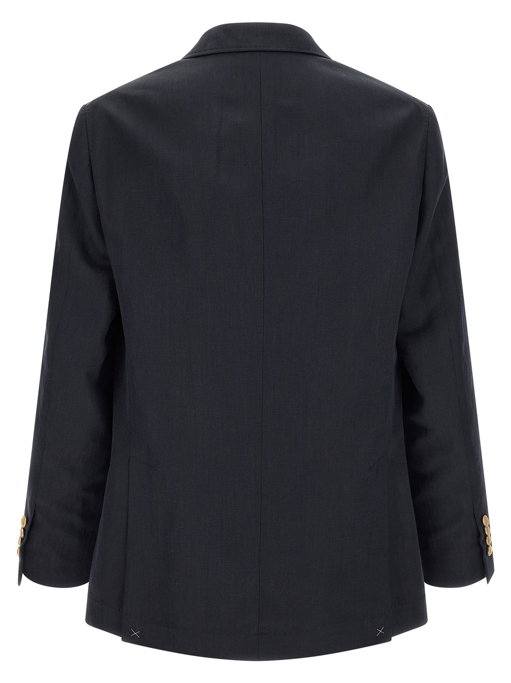 Brunello Cucinelli Silk Twill And Linen Délavé Blazer