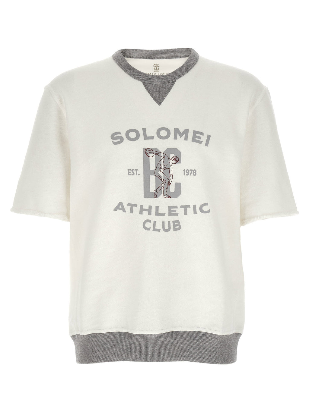 Brunello Cucinelli Short Sleeved Sweatshirt