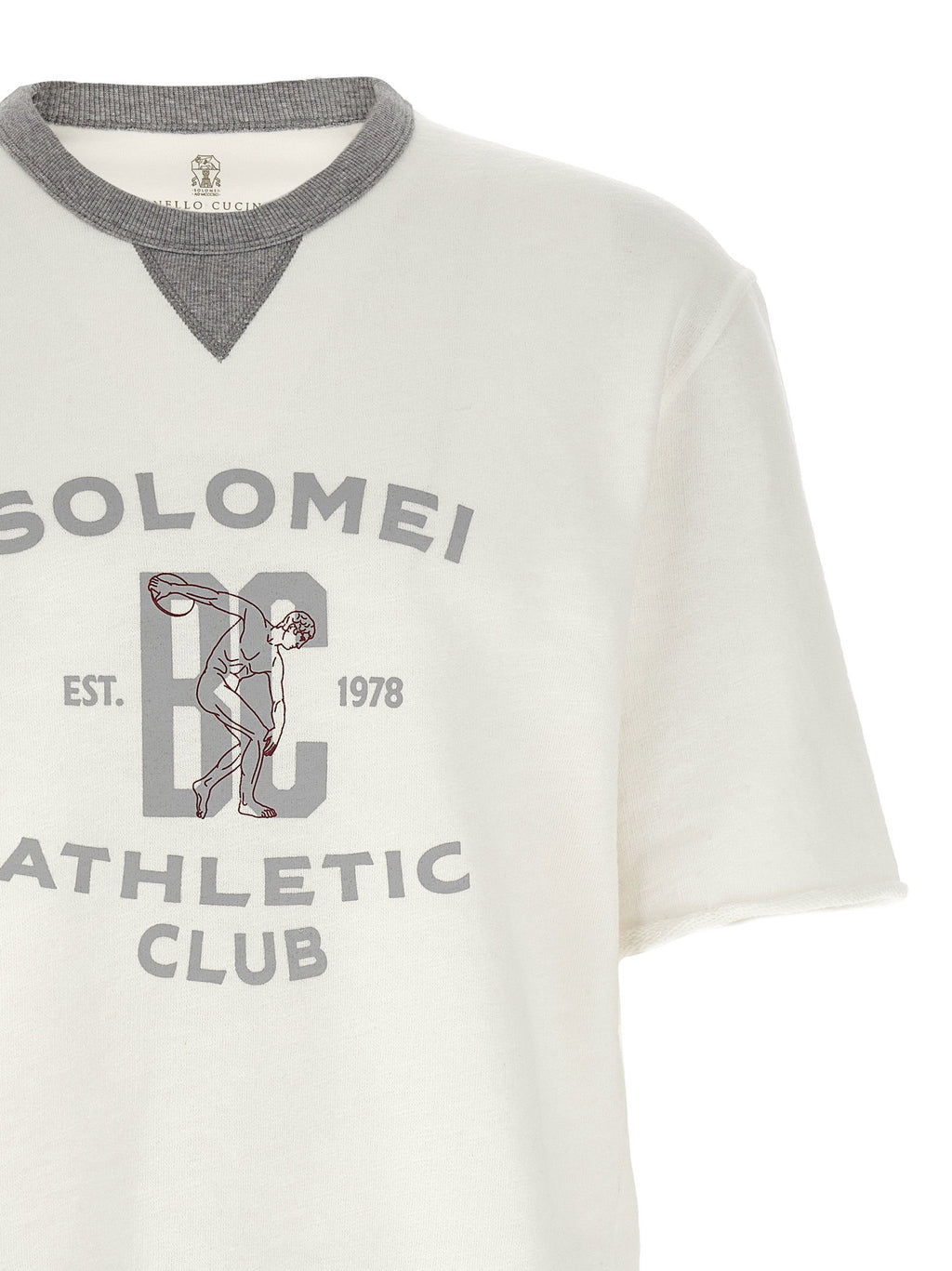 Brunello Cucinelli Short Sleeved Sweatshirt