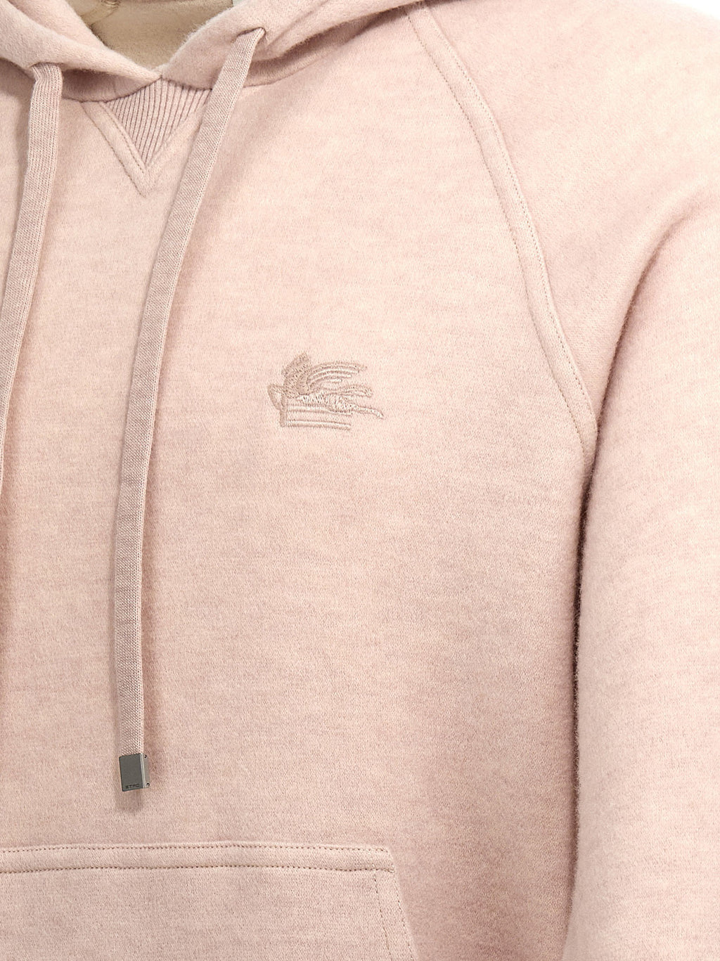 Etro Logo Embroidery Wool Hoodie
