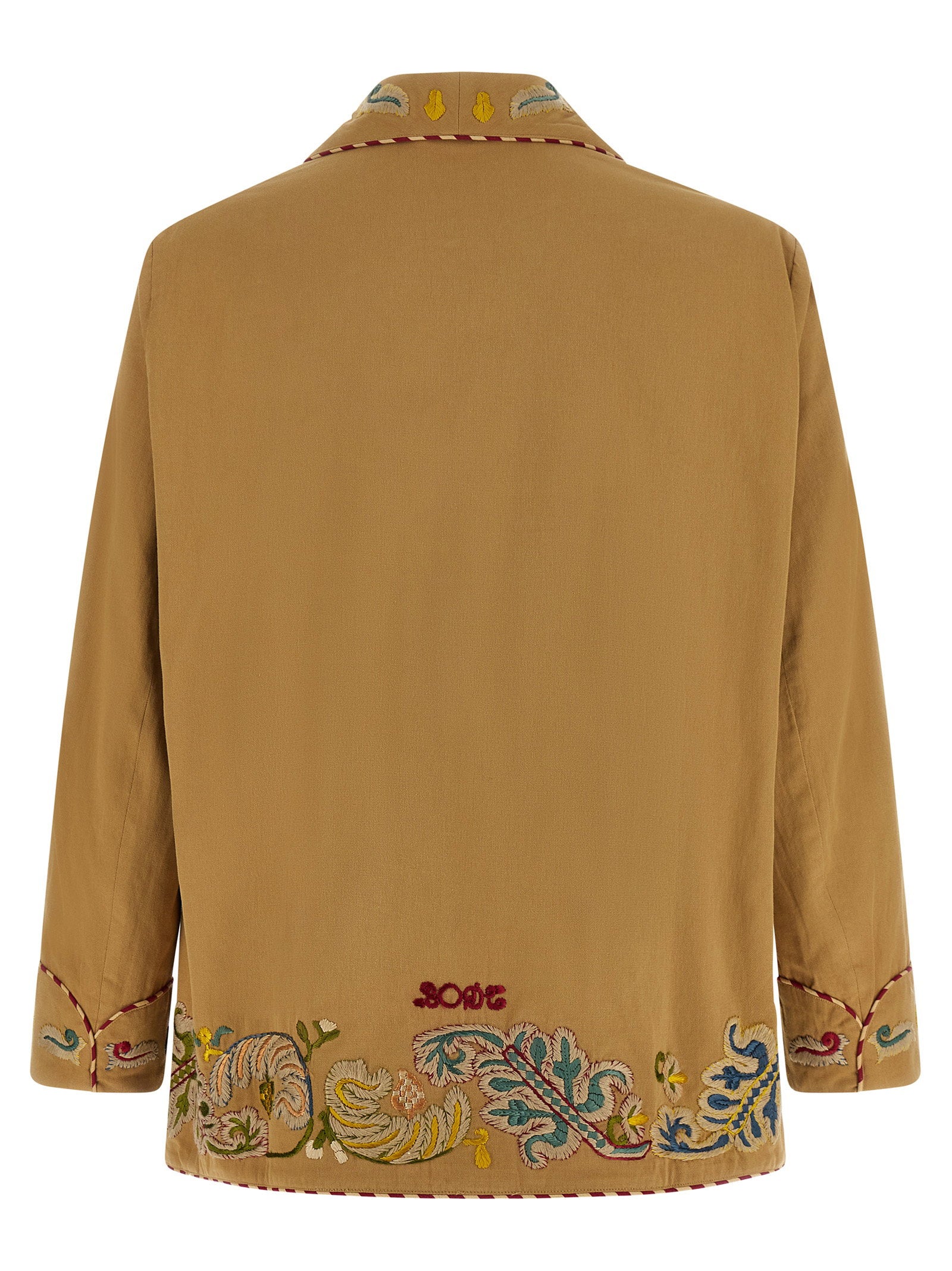 Bode Feather Runner Smoking Blazer