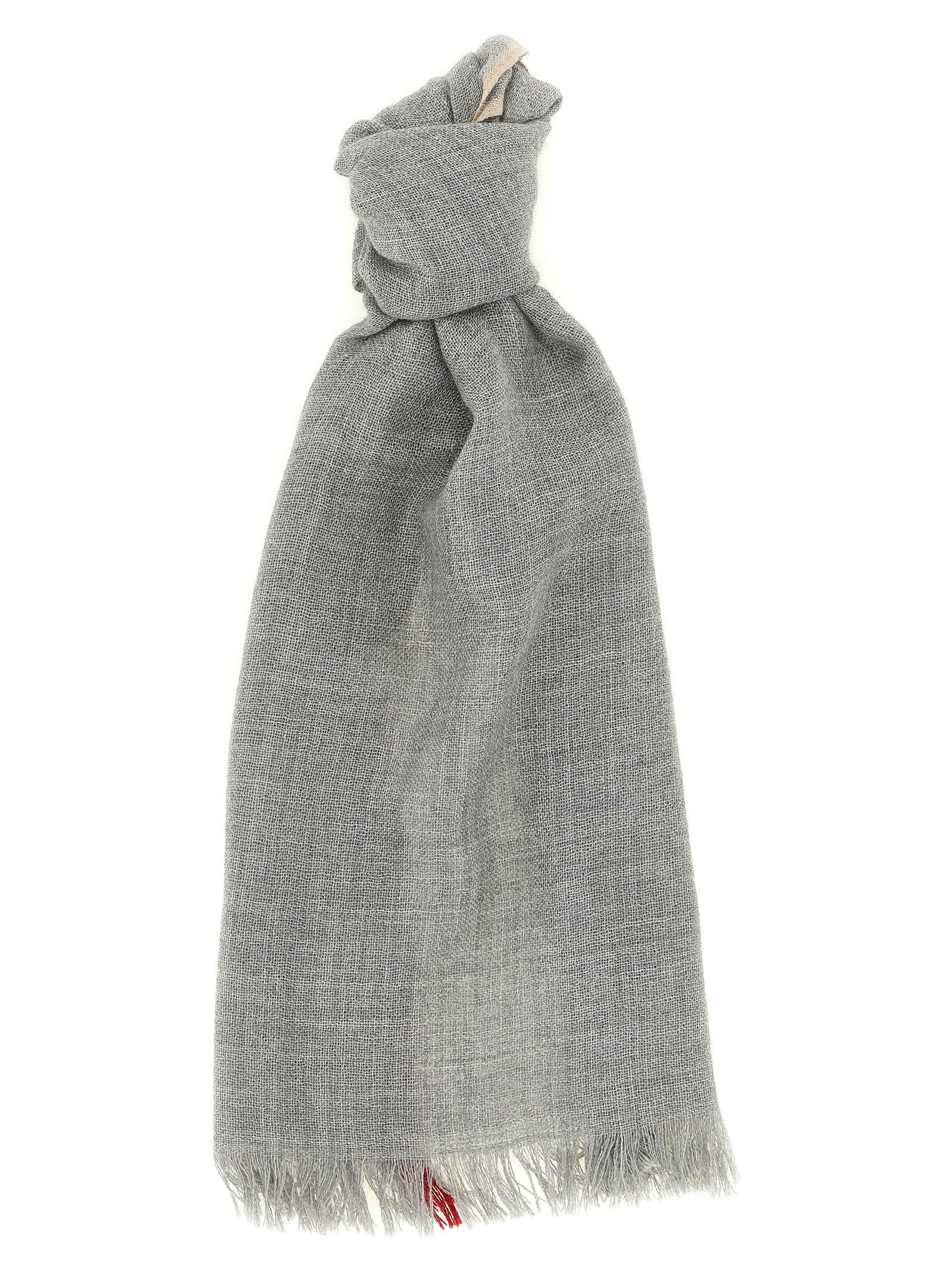 Brunello Cucinelli Contrast Border Scarf