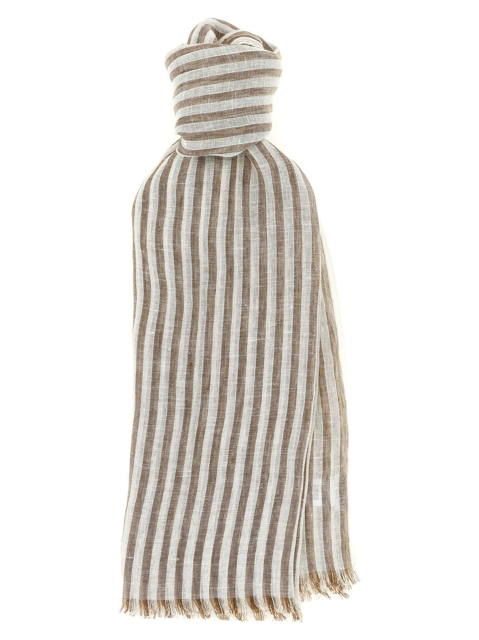 Brunello Cucinelli Sparkling Linen Scarf