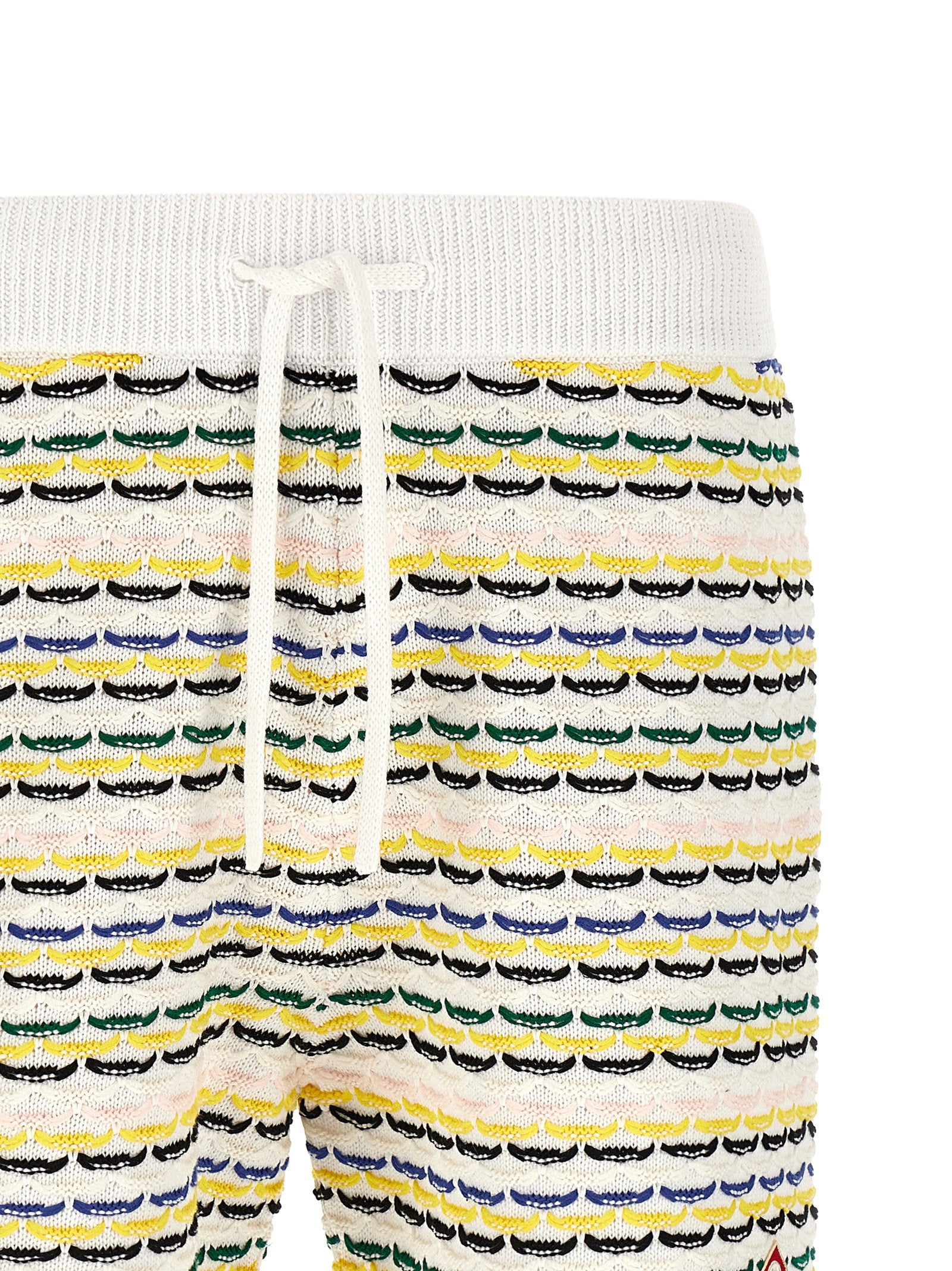 Casablanca Tuck Stitch Bermuda Shorts