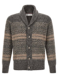 Brunello Cucinelli Nordic Jacquard Cardigan