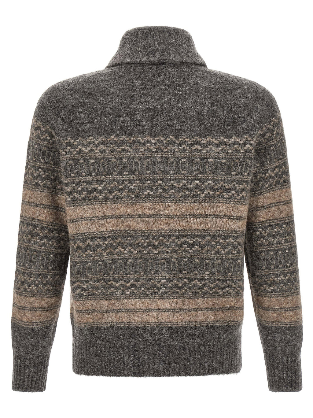 Brunello Cucinelli Nordic Jacquard Cardigan