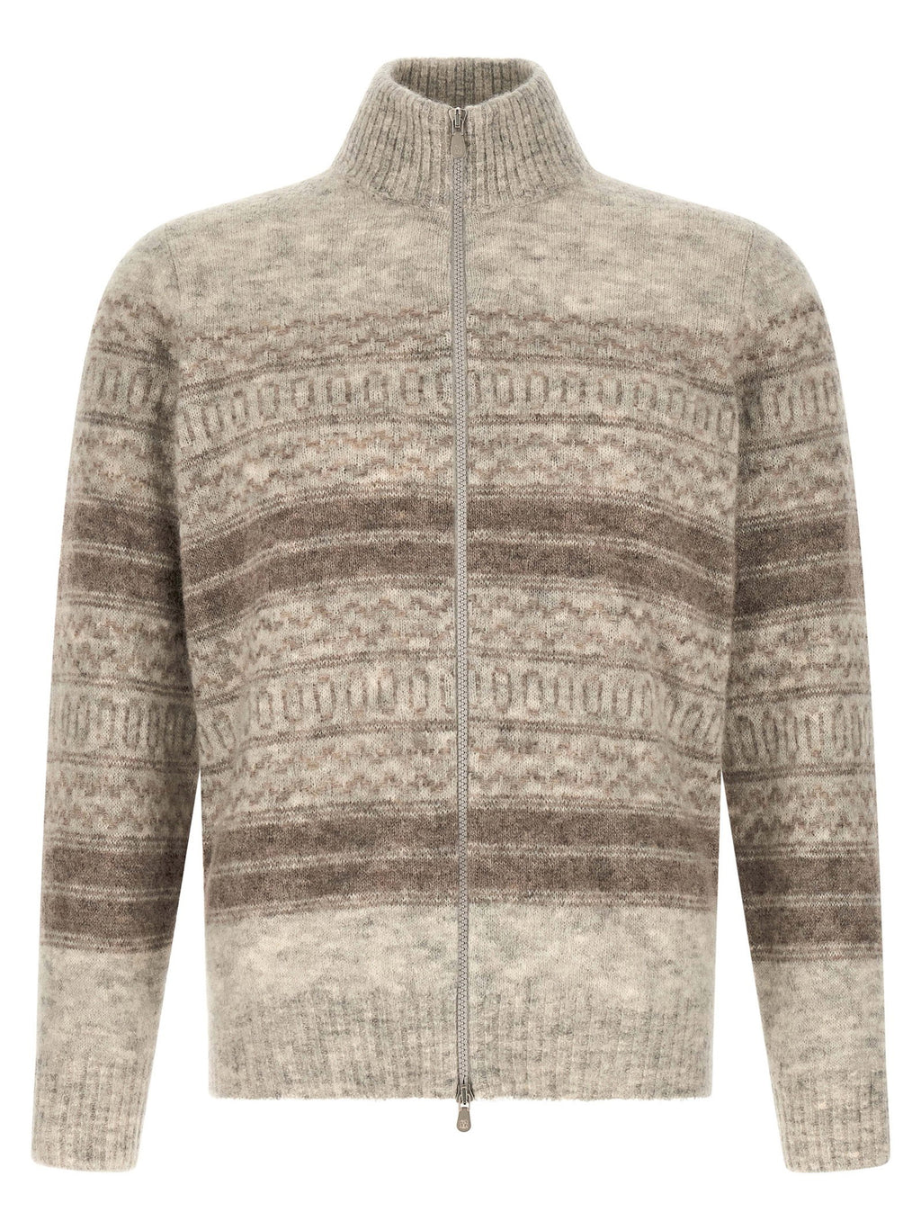 Brunello Cucinelli Nordic Jacquard Cardigan
