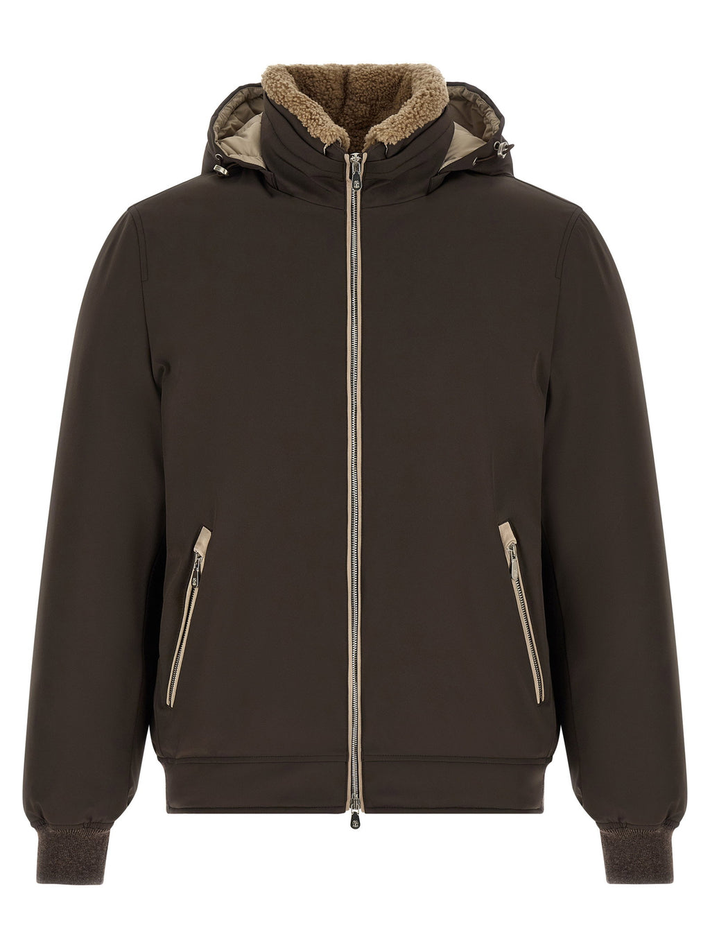 Brunello Cucinelli Detachable Hood Down Jacket