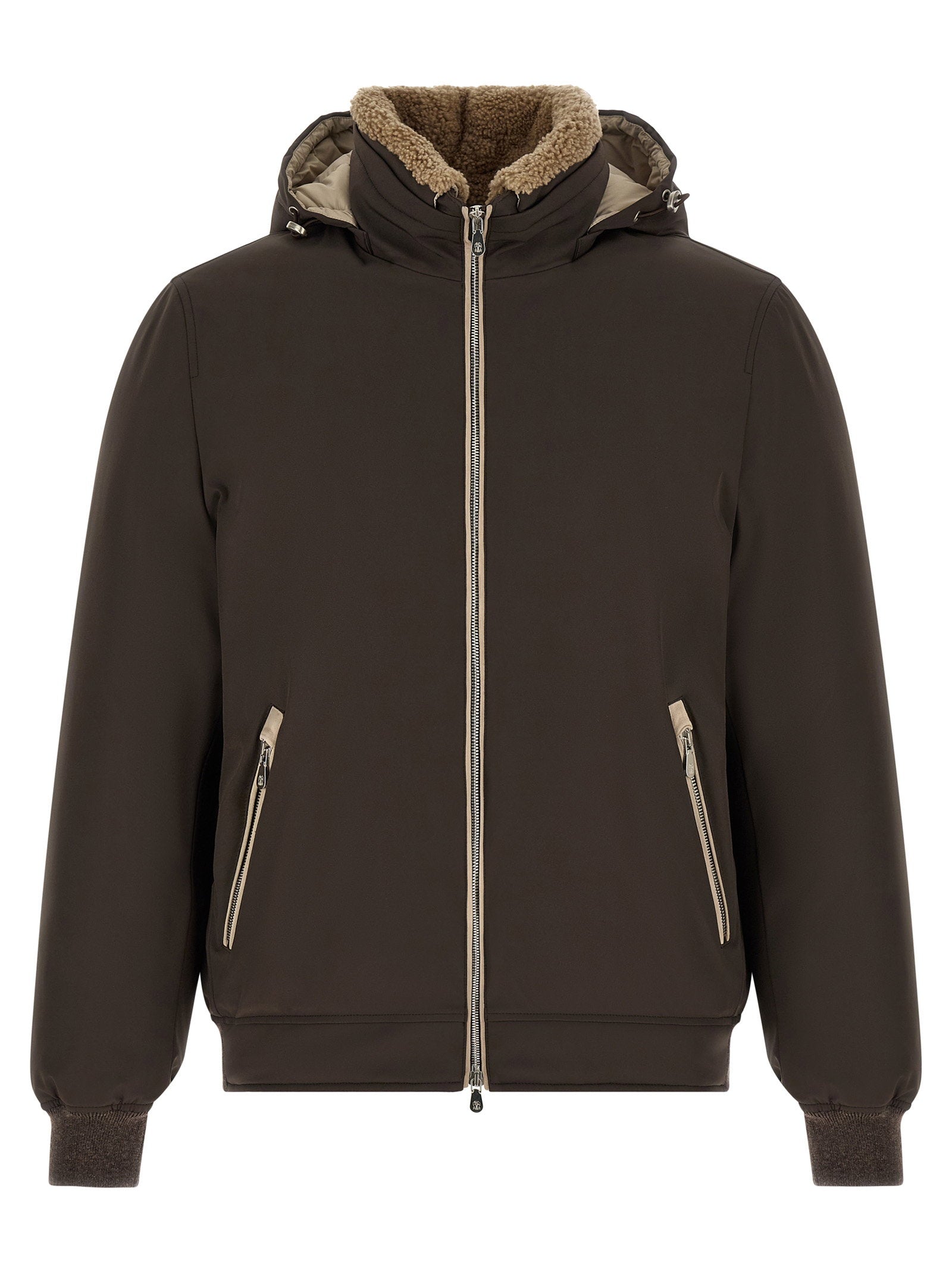 Brunello Cucinelli Detachable Hood Down Jacket