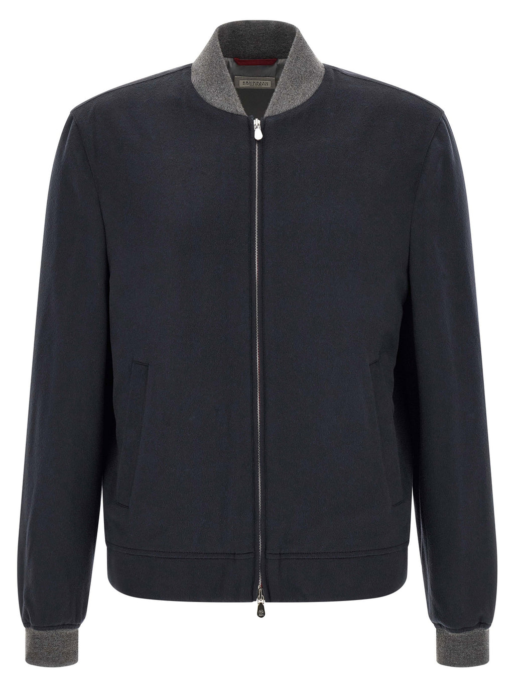 Brunello Cucinelli Light Flannel Bomber Jacket