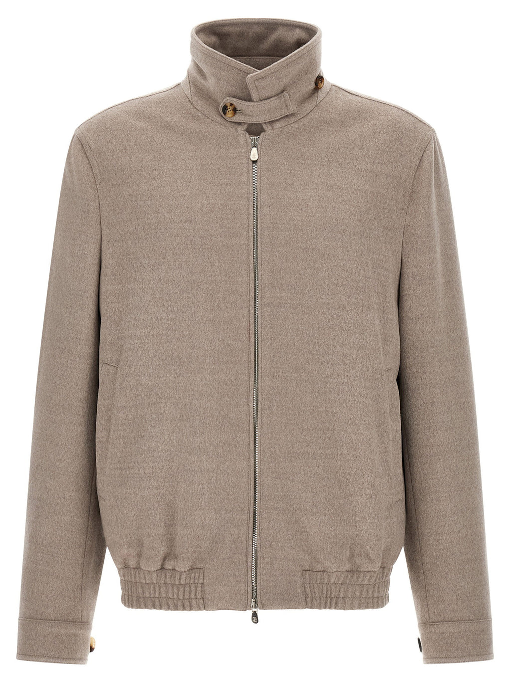 Brunello Cucinelli Virgin Wool Beaver Bomber Jacket
