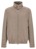 Brunello Cucinelli Virgin Wool Beaver Bomber Jacket