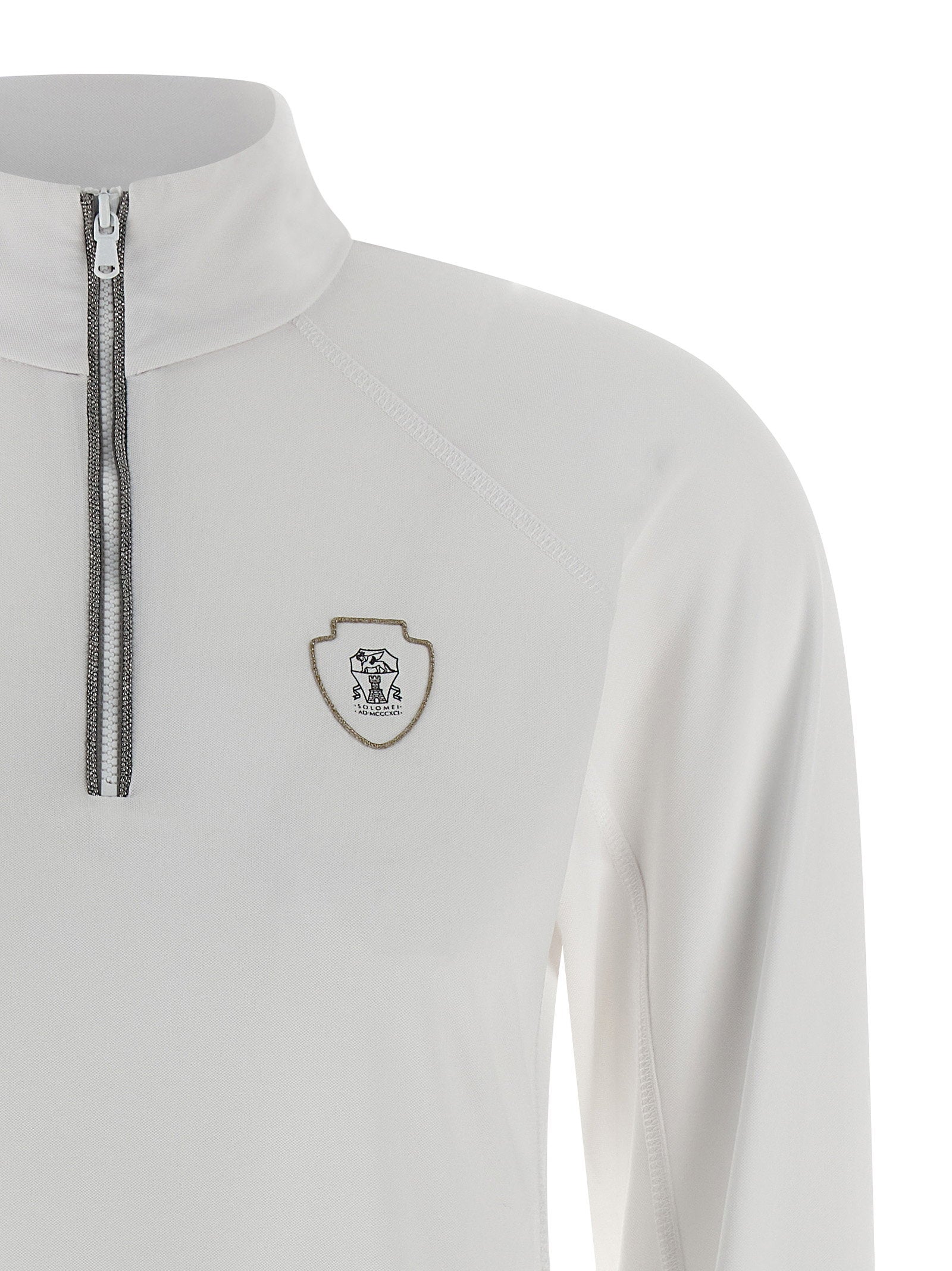 Brunello Cucinelli Precious Half Zip Sweater