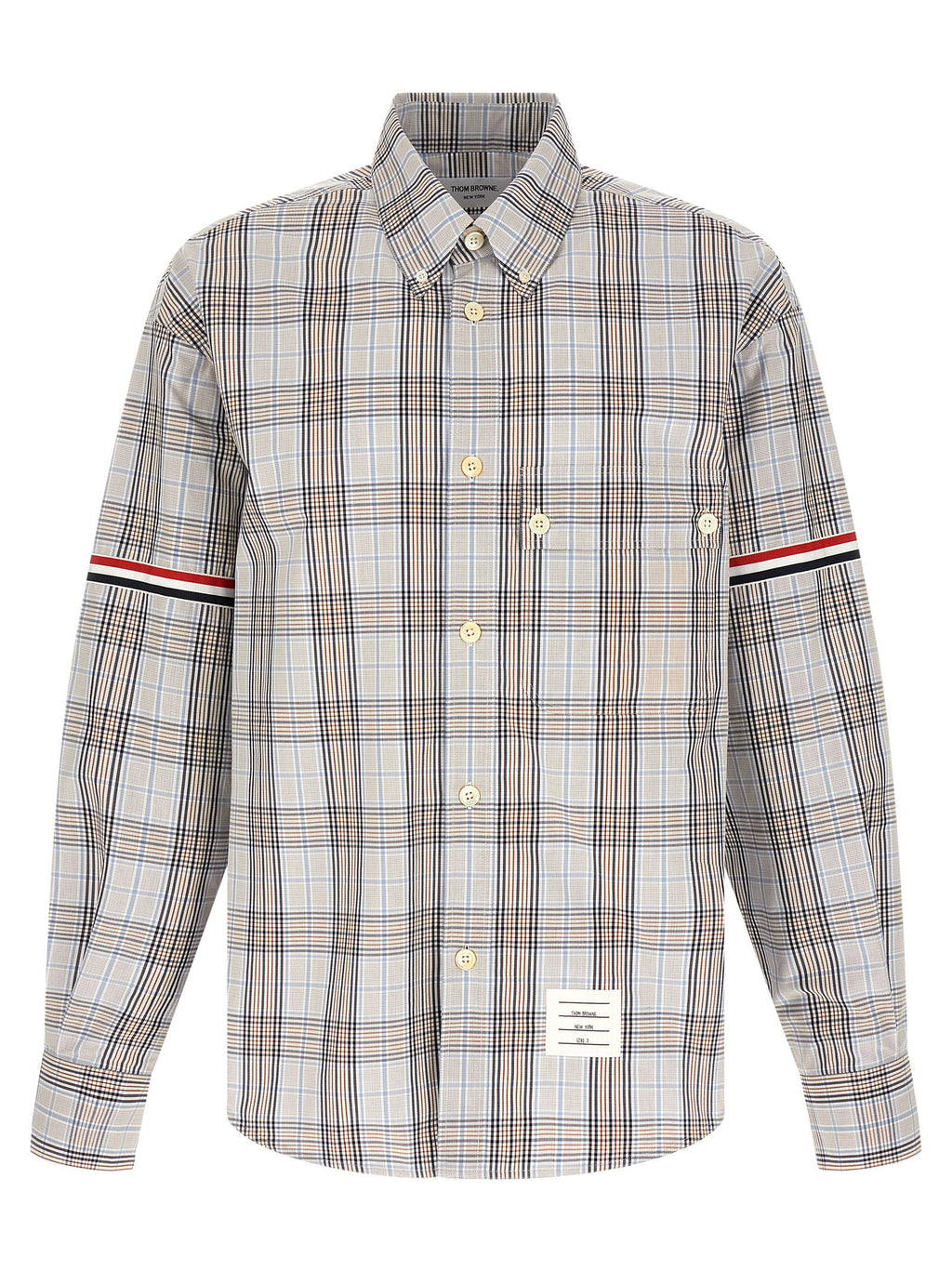 Thom Browne Oversized Rwb Shirt