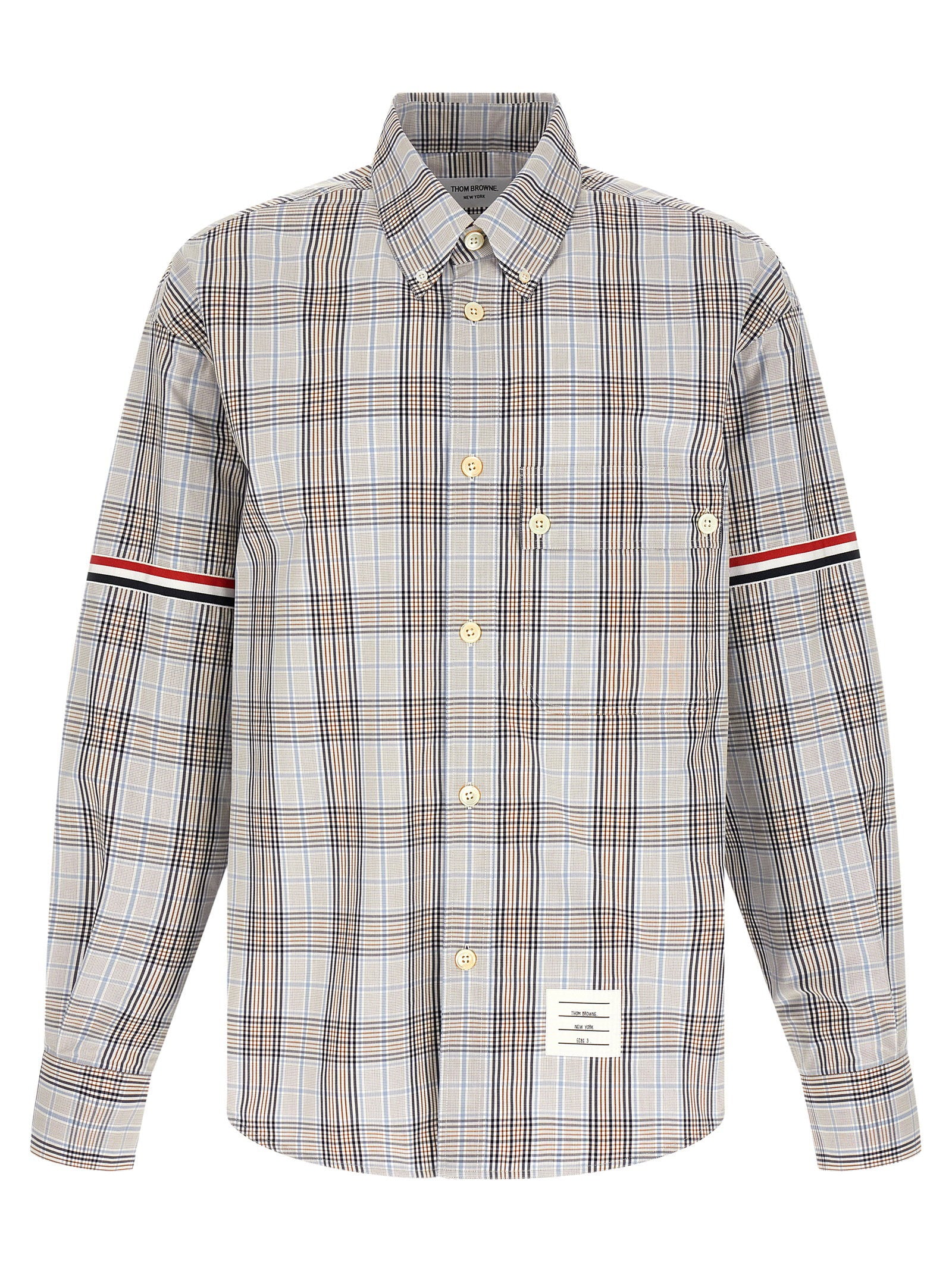 Thom Browne Oversized Rwb Shirt