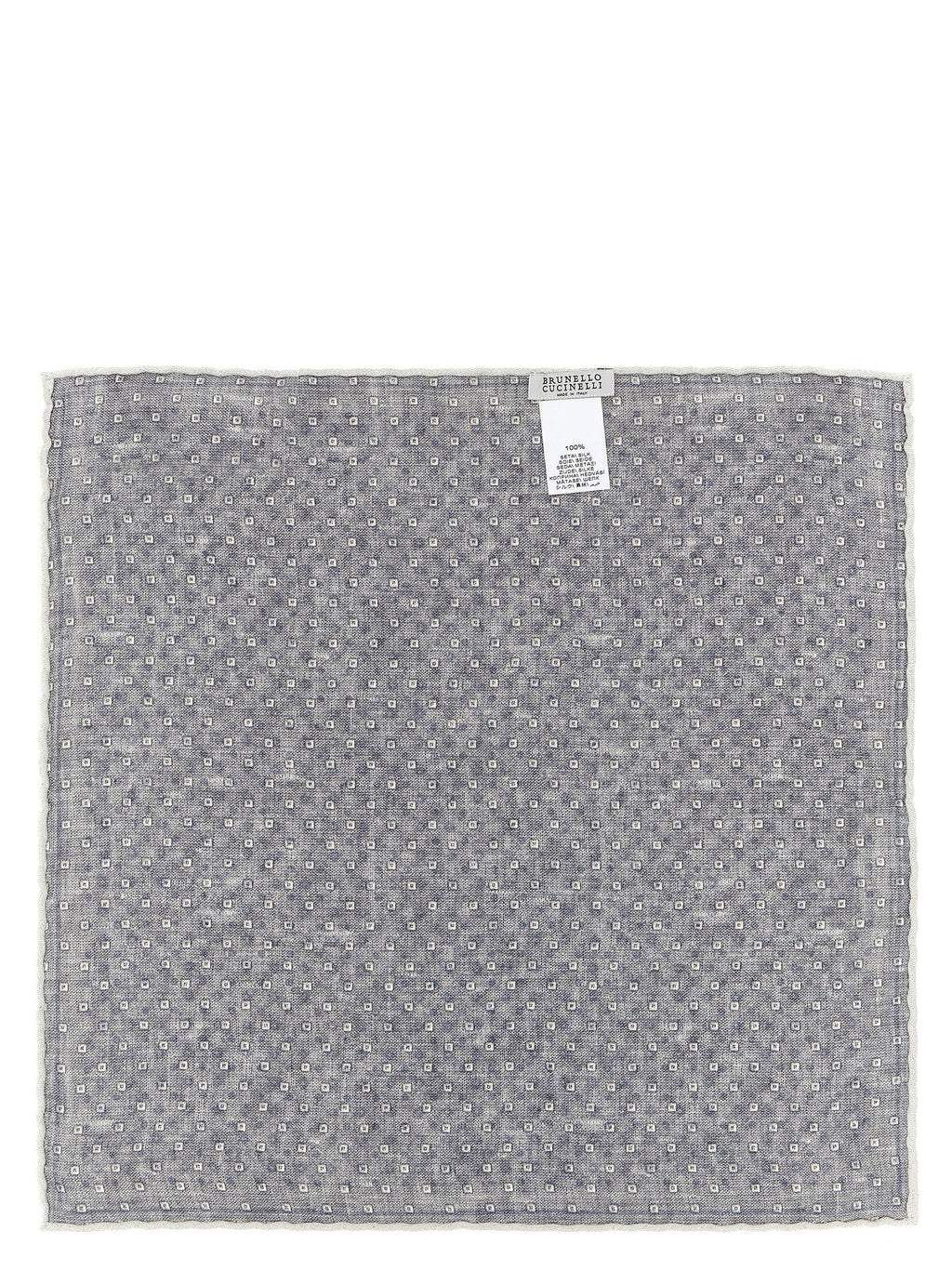 Brunello Cucinelli Double Face Silk Pocket Clutch Bag