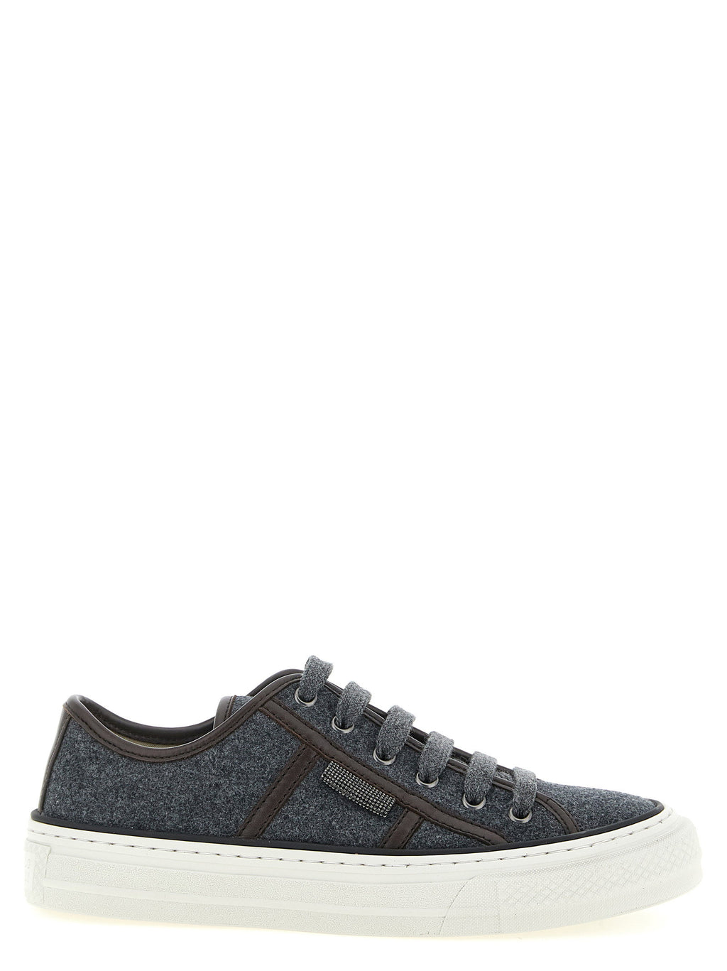 Brunello Cucinelli Shiny Tab Sneakers