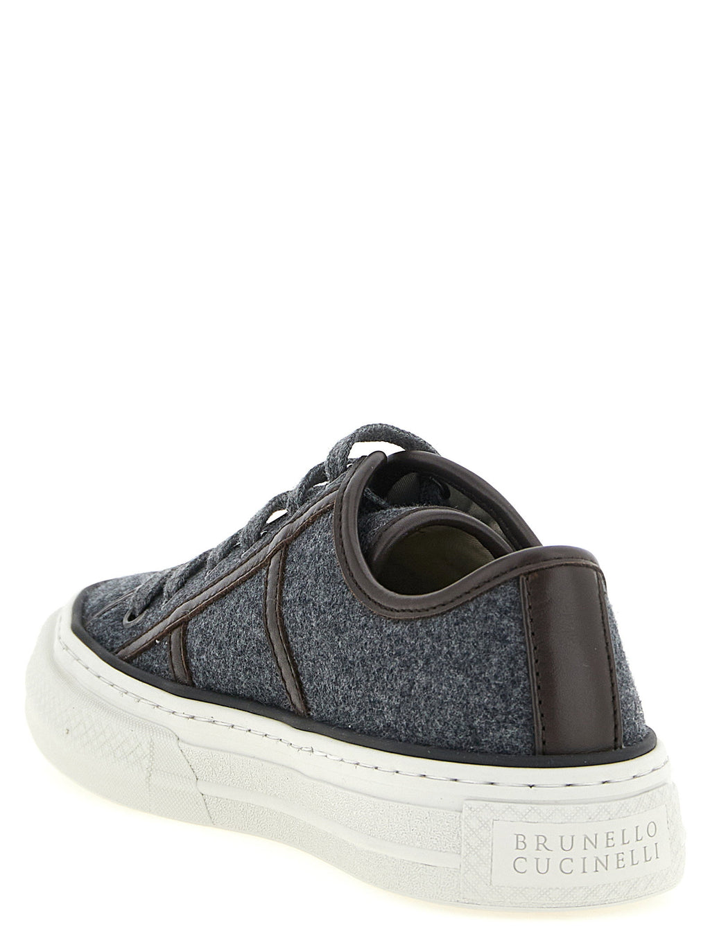 Brunello Cucinelli Shiny Tab Sneakers