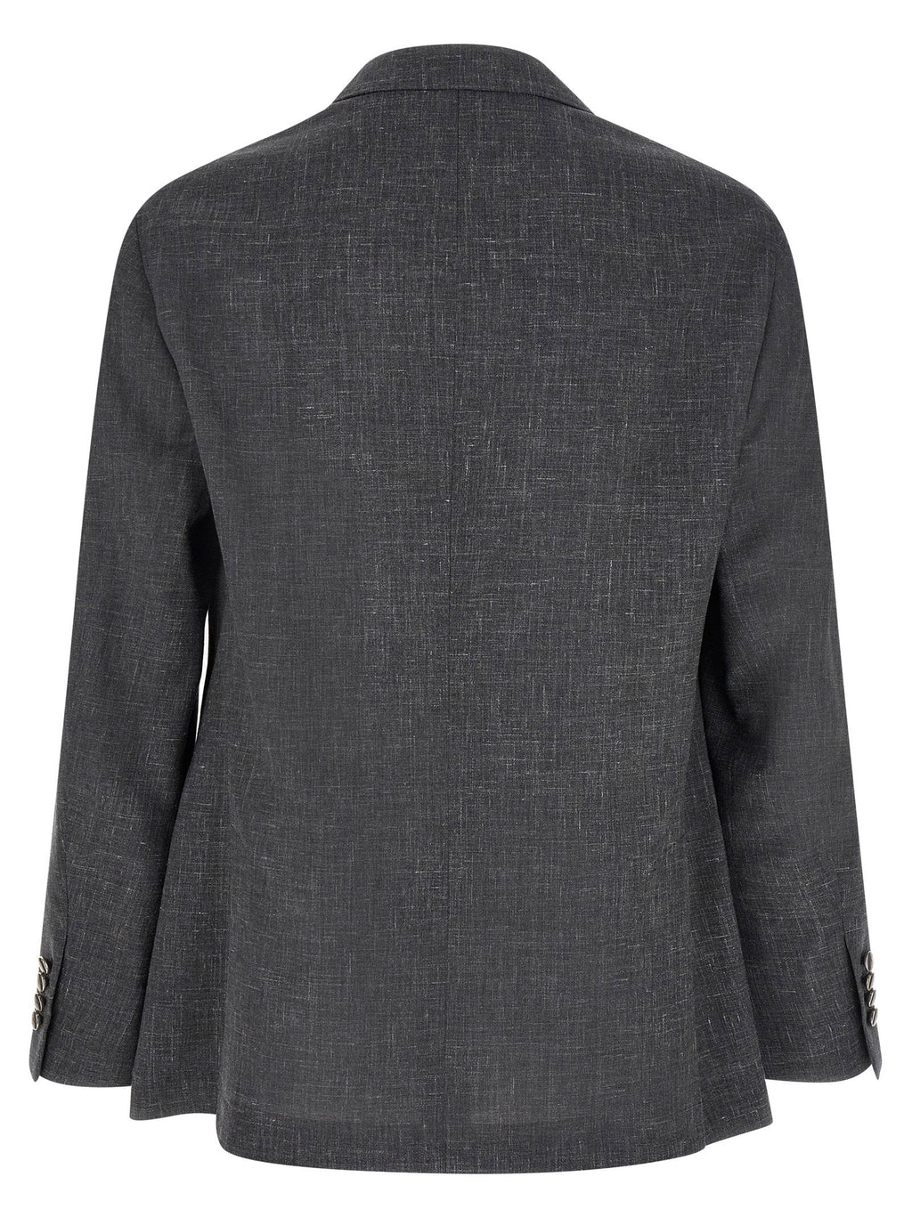 Brunello Cucinelli Blazer Flamed Canvas Blazer