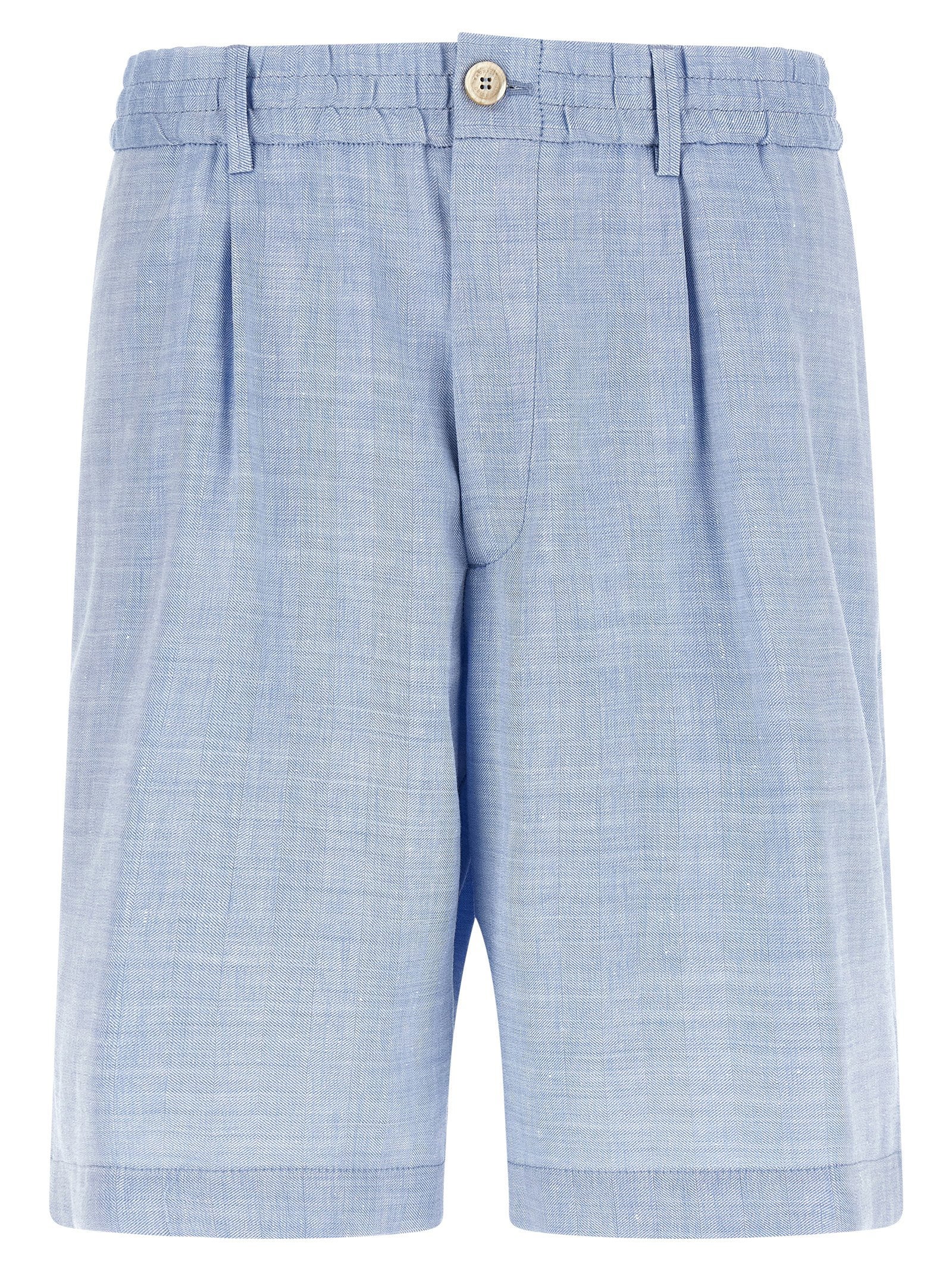 Brunello Cucinelli Chevron Bermuda Shorts
