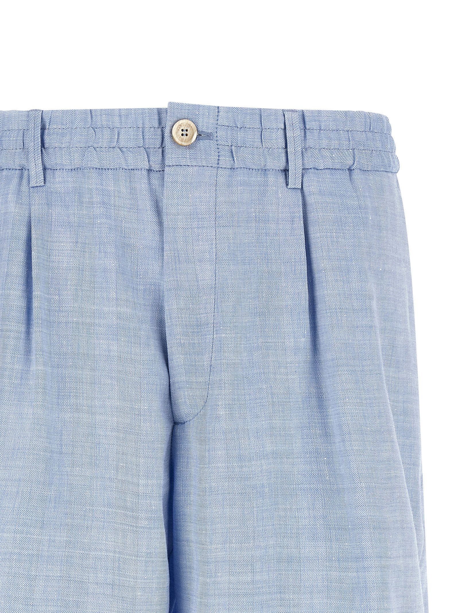 Brunello Cucinelli Chevron Bermuda Shorts