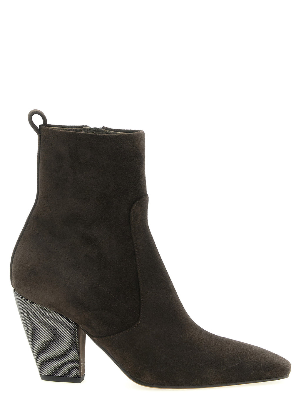Brunello Cucinelli Precious Heel Ankle Boots