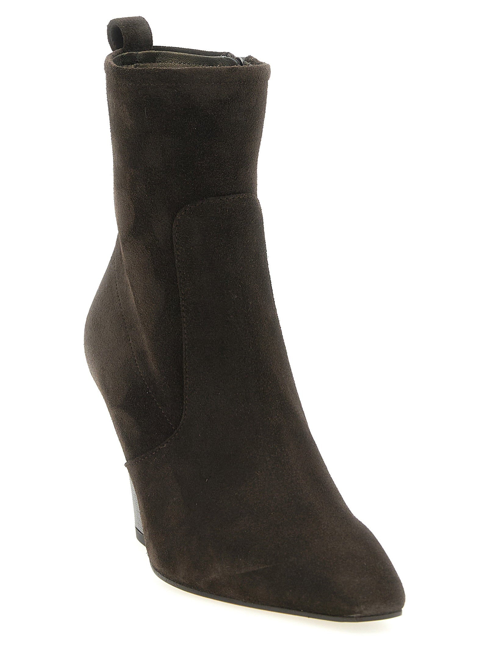 Brunello Cucinelli Precious Heel Ankle Boots