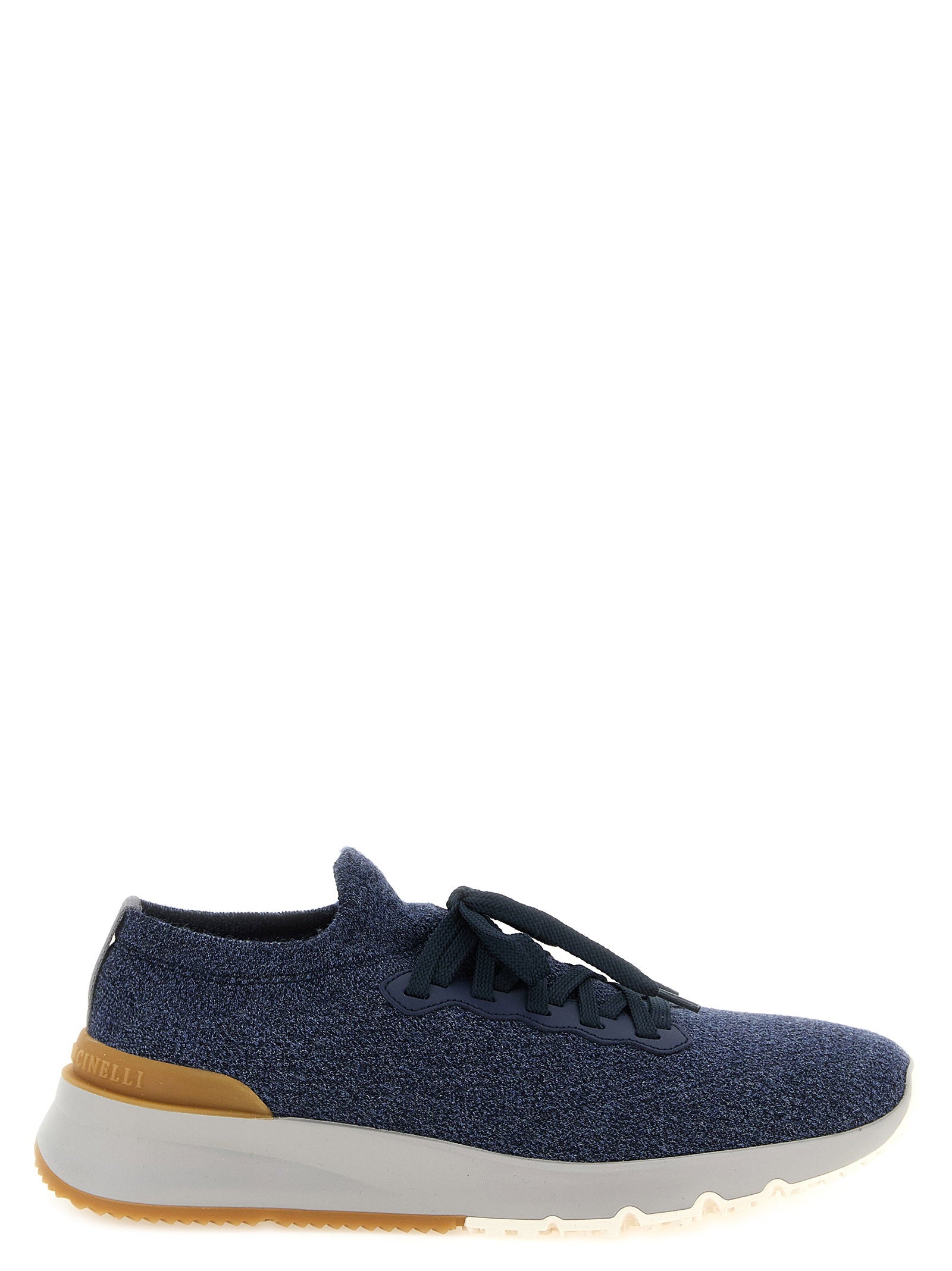 Brunello Cucinelli Jacquard Knit Sneakers