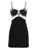 Nensi Dojaka Explosive Flower Bra Dress