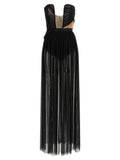Nensi Dojaka Corsetto Draped Gown Dress