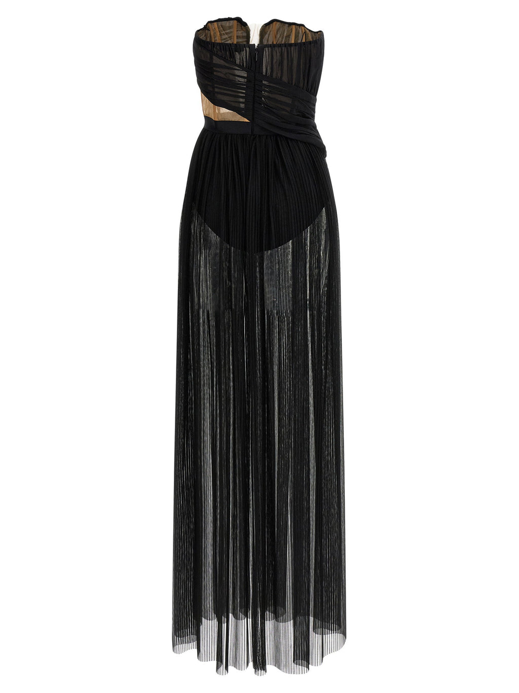 Nensi Dojaka Corsetto Draped Gown Dress