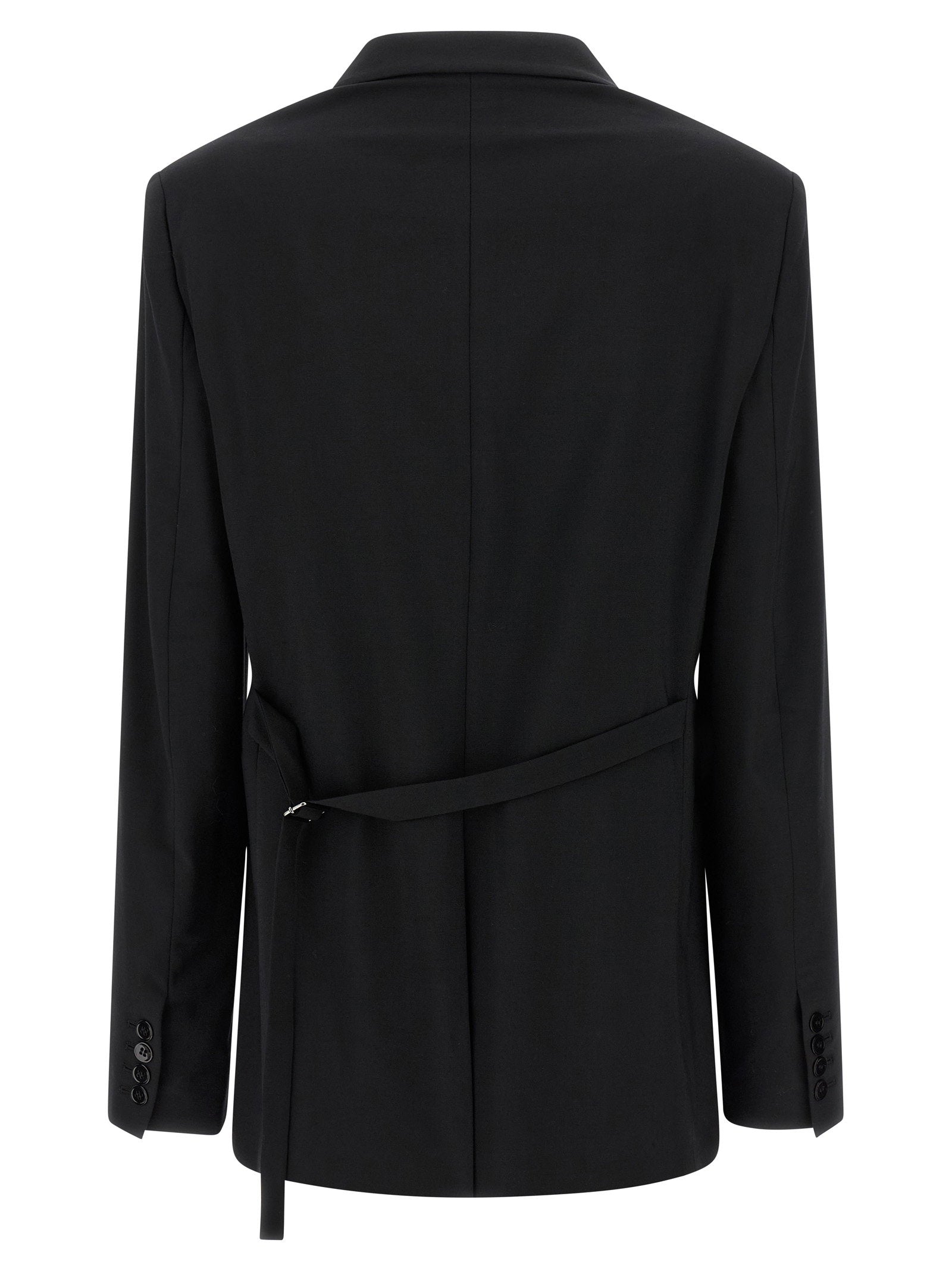 Nensi Dojaka Belt Blazer