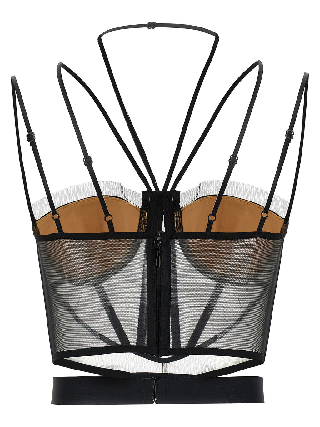 Nensi Dojaka Sheer Corset Top