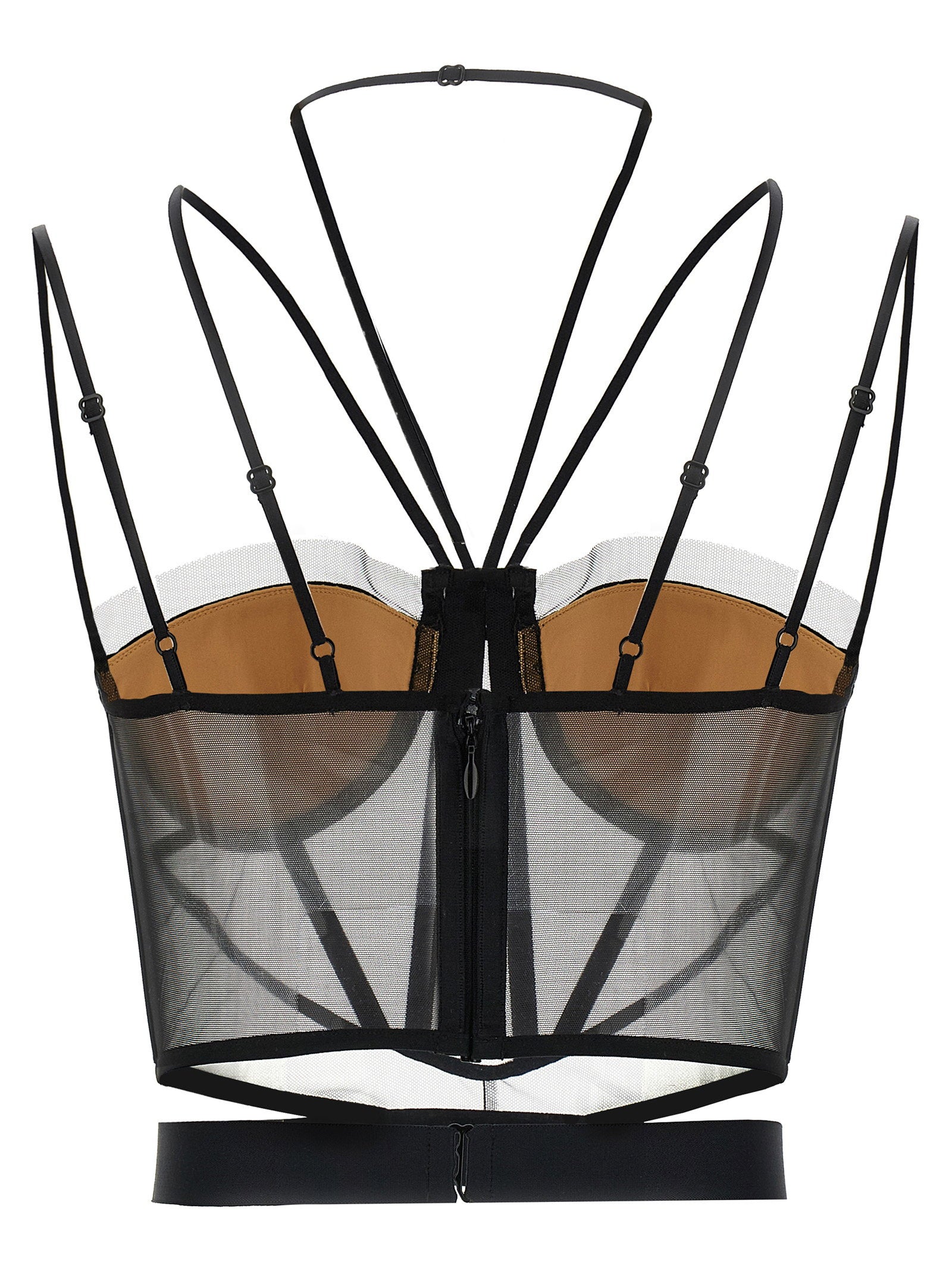 Nensi Dojaka Sheer Corset Top