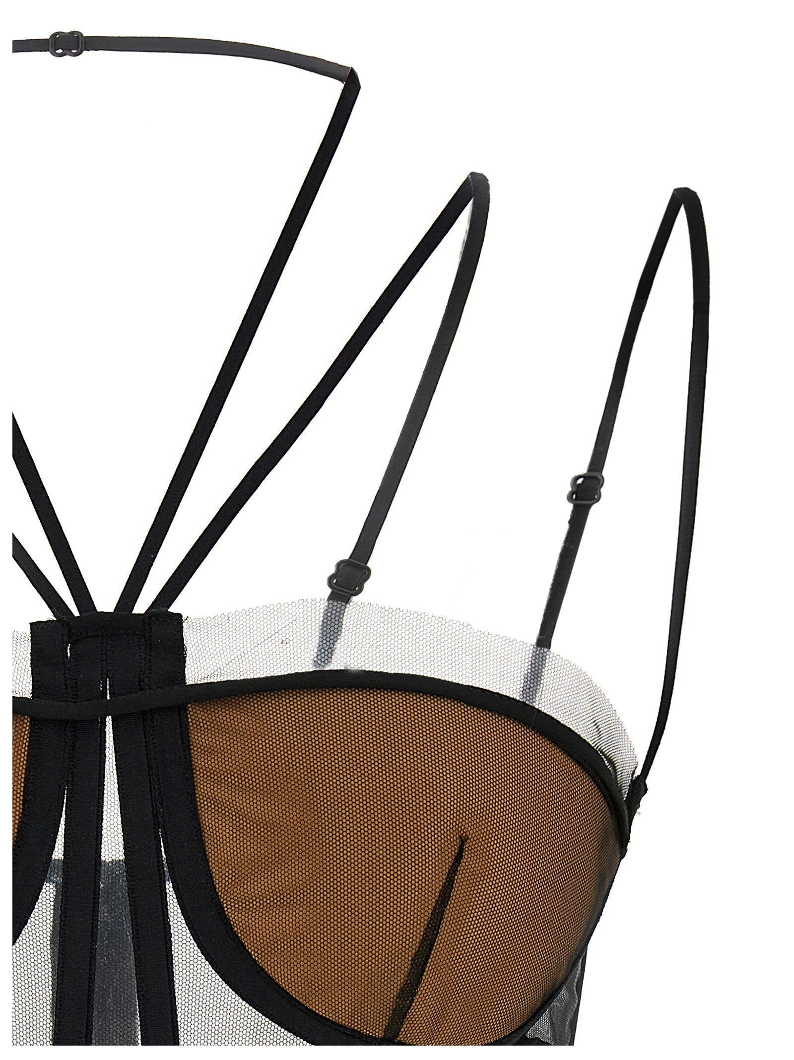 Nensi Dojaka Sheer Corset Top