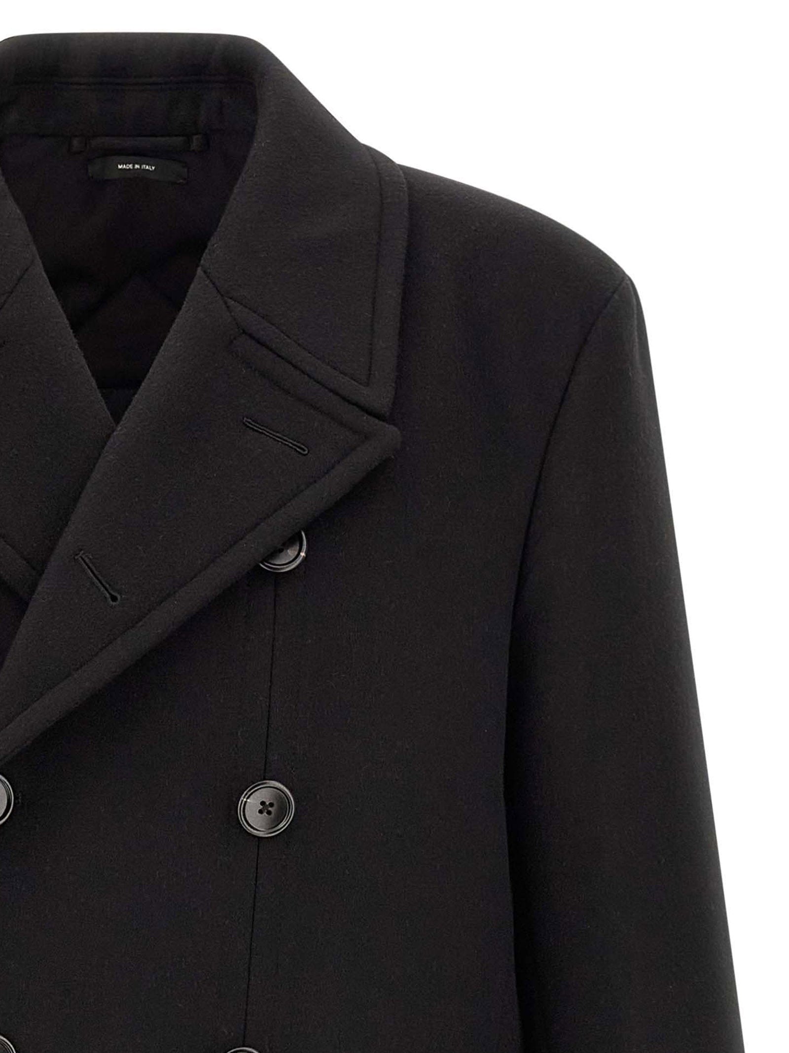 Tom Ford Luxury Melton Db Officer Coat