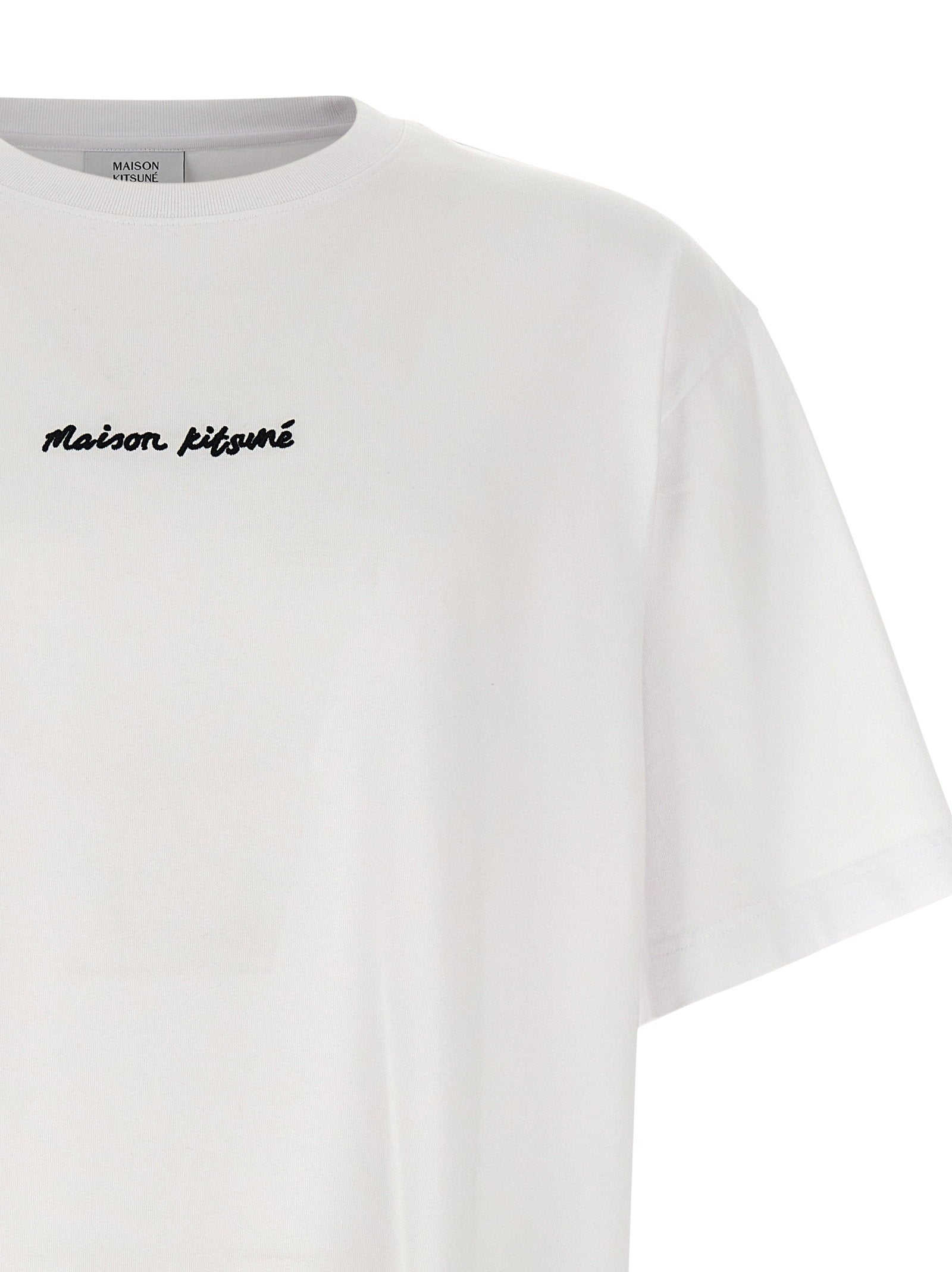 Maison Kitsuné Logo Embroidery T-shirt