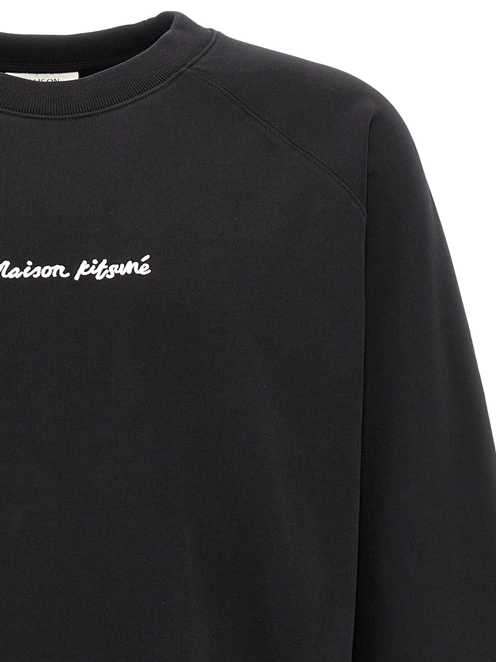 Maison Kitsuné Logo Embroidery Sweatshirt