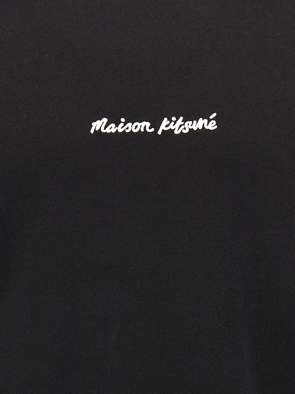 Maison Kitsuné Logo Embroidery Sweatshirt