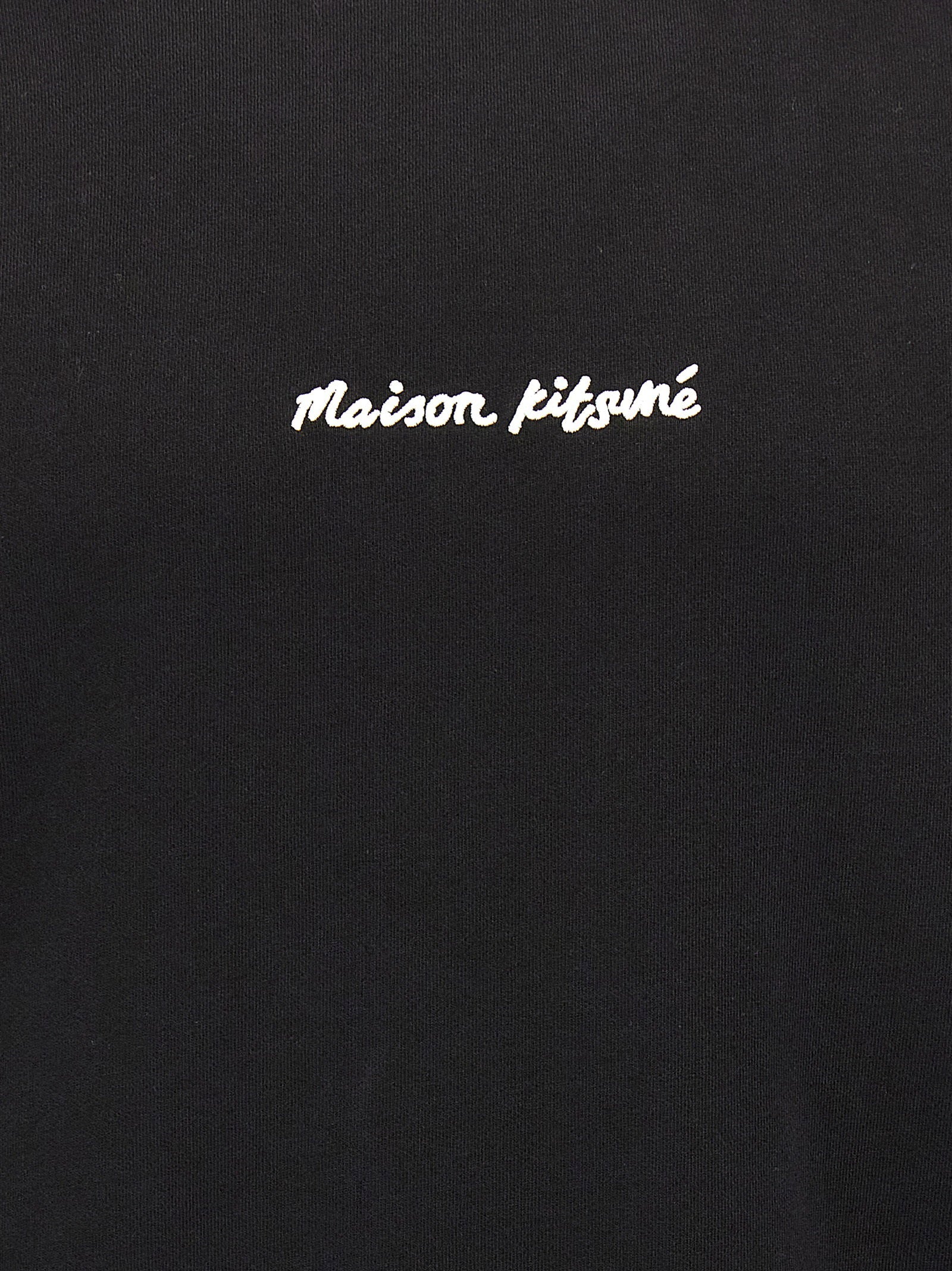 Maison Kitsuné Logo Embroidery Sweatshirt