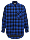 Off White Check Flannel Overshirt