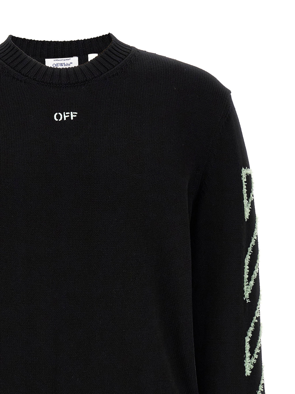 Off White Diag Outline Sweater