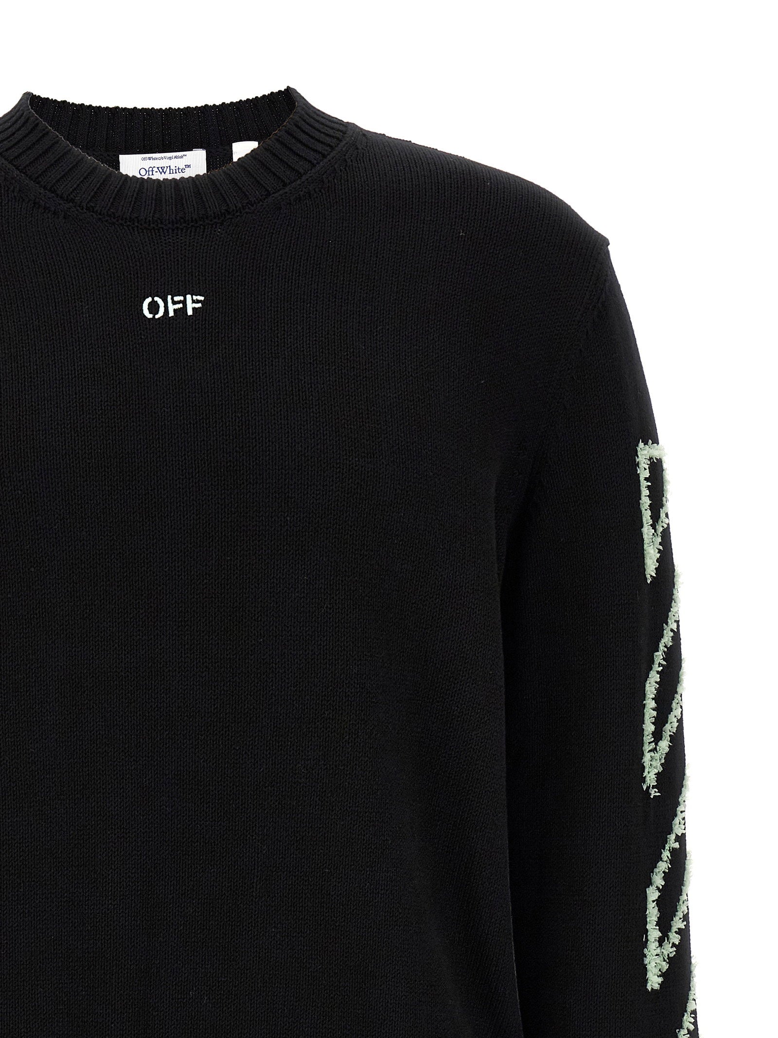 Off White Diag Outline Sweater