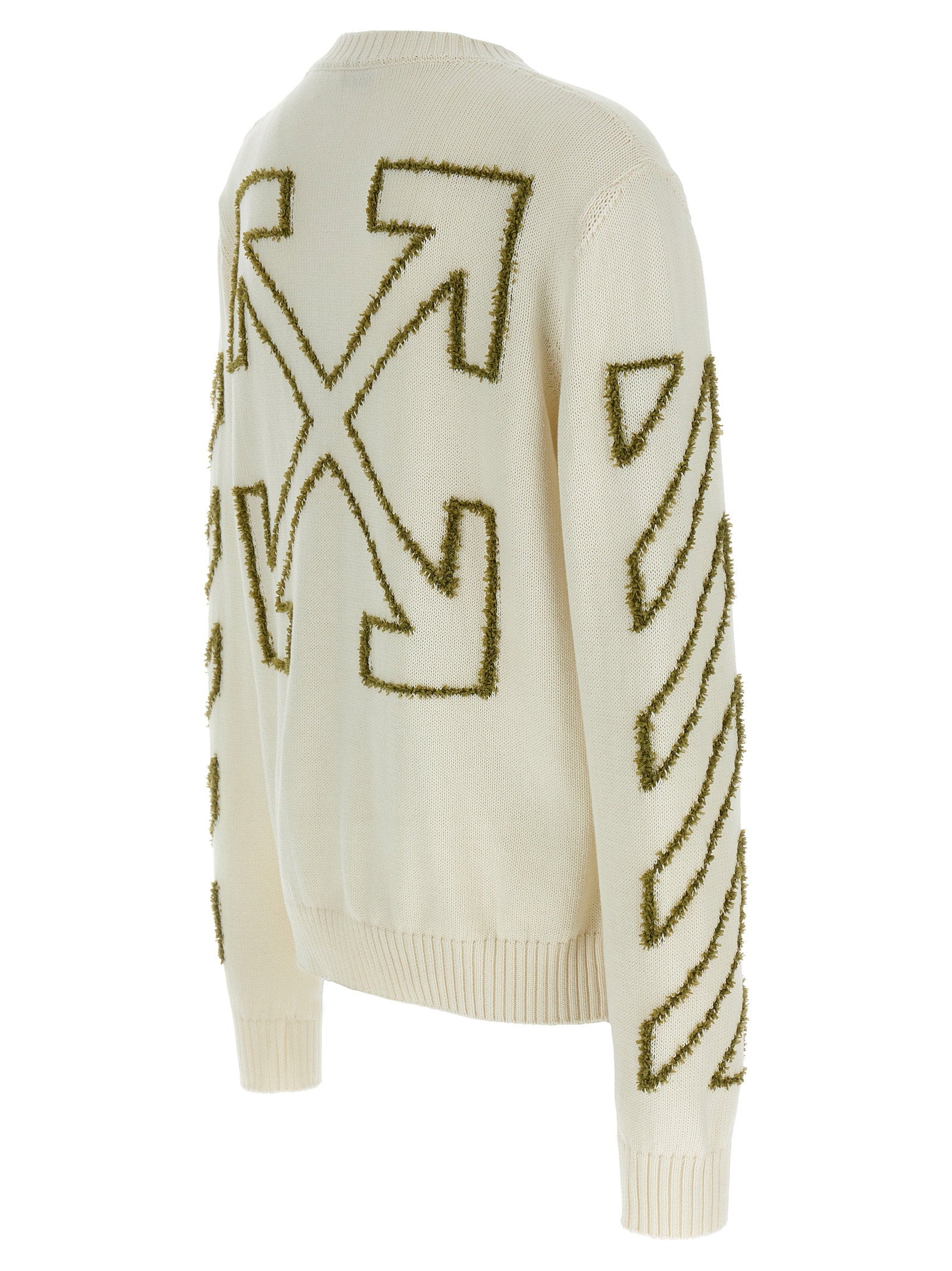 Off White Diag Outline Sweater