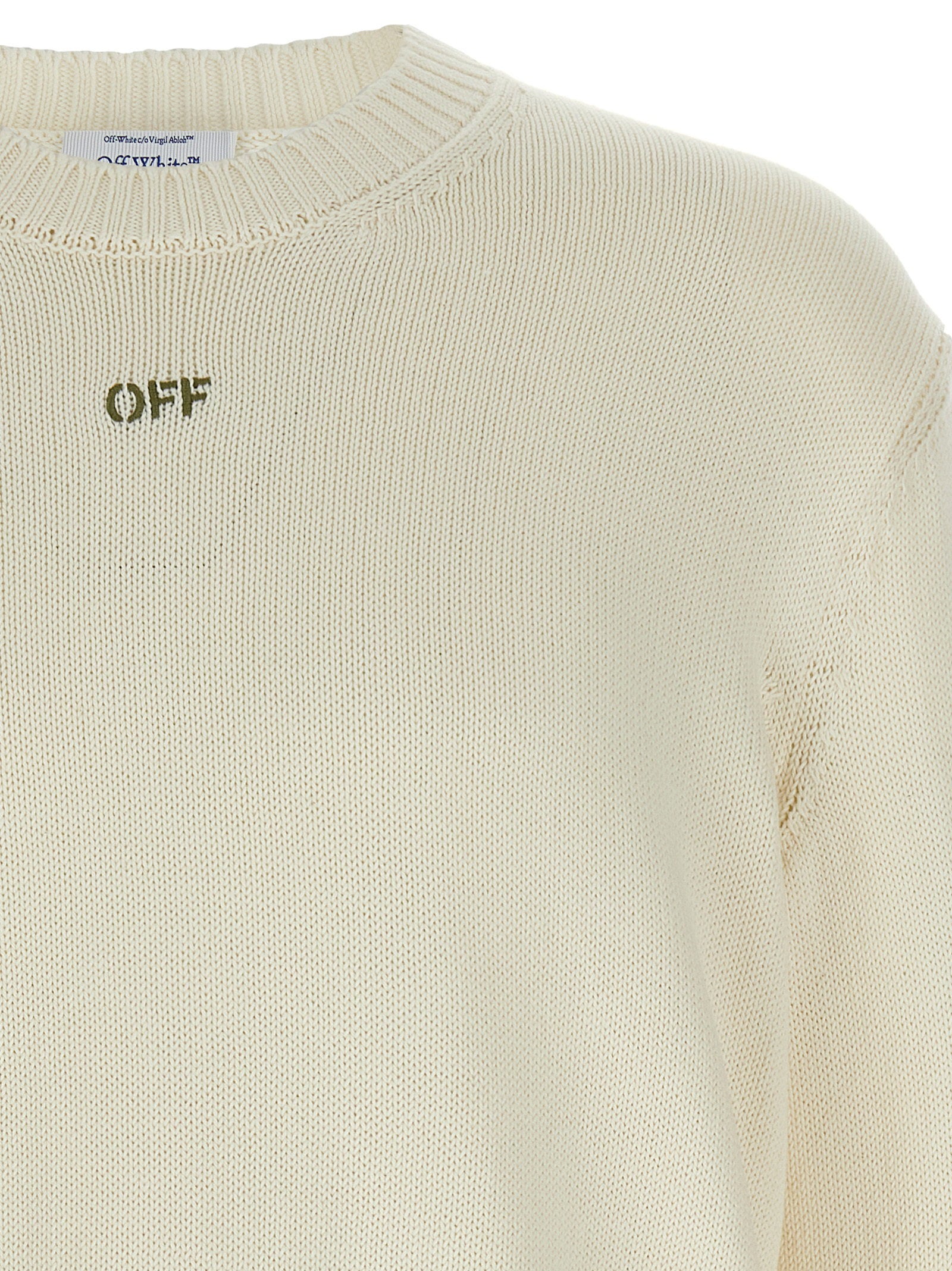 Off White Diag Outline Sweater