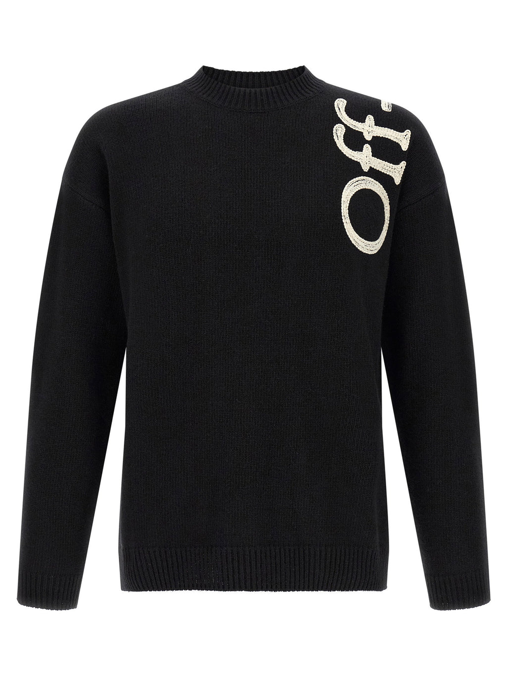 Off White Vertical Bookish Sweater