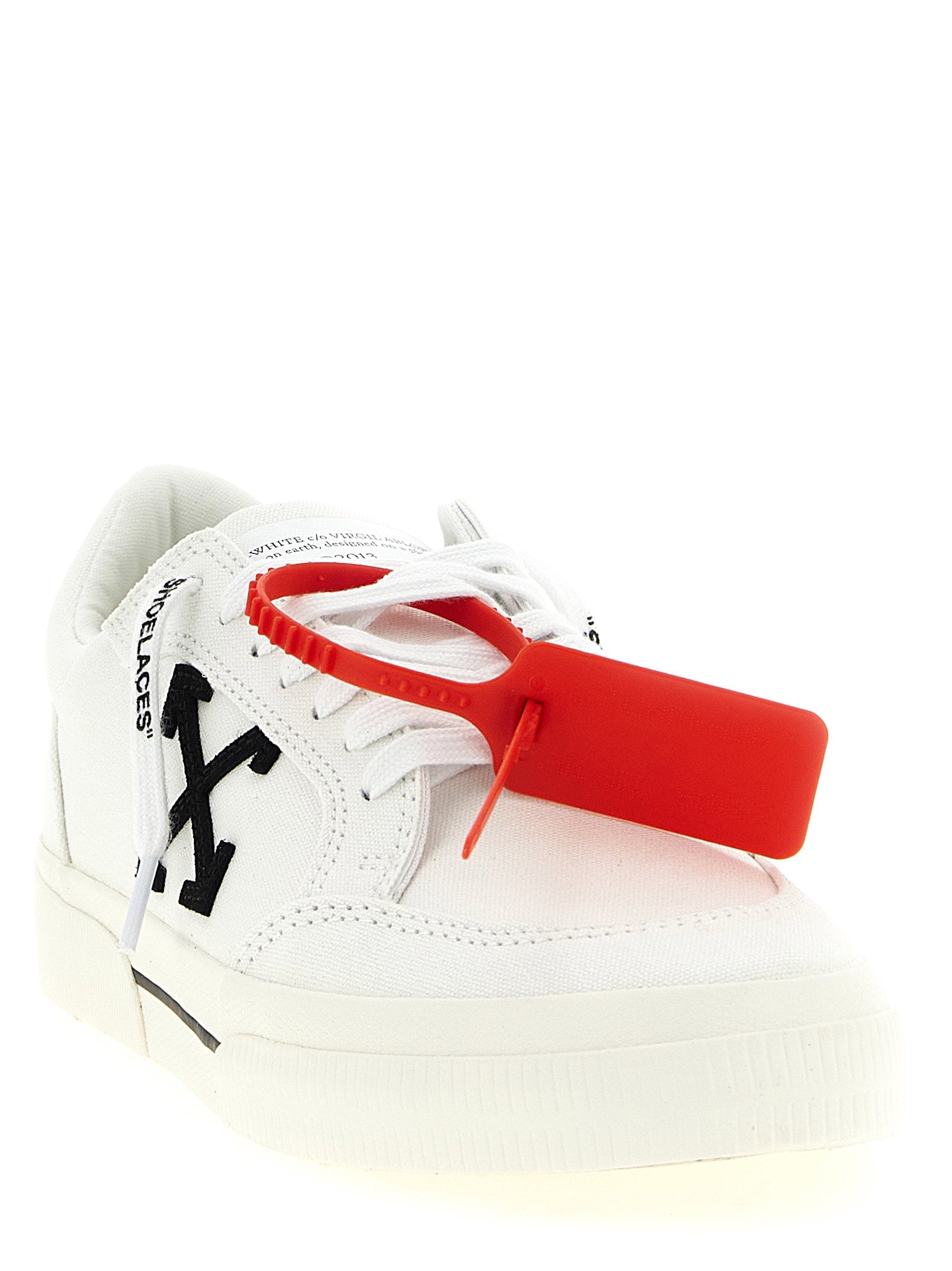Off White Vulcanized Sneakers