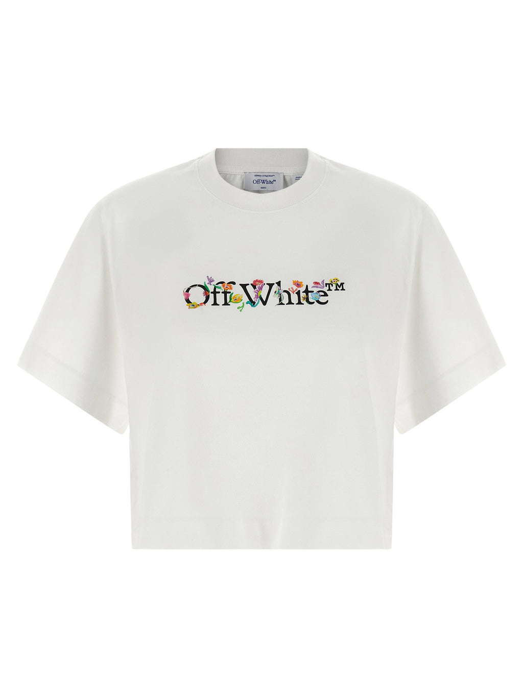 Off White Bookish Glowing Flower T-shirt